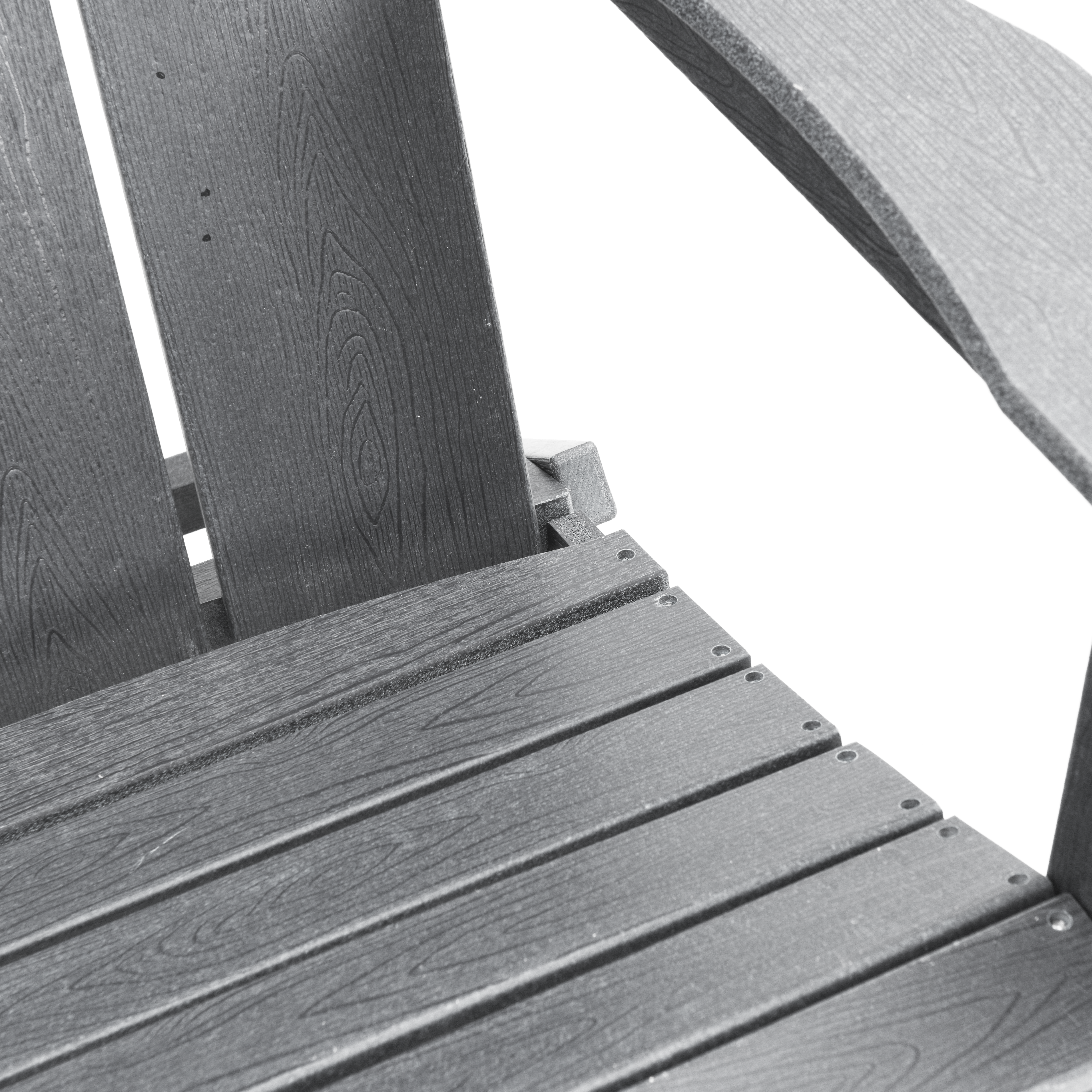 Folding Adirondack Chair Light Grey 74.5x80.5x90 cm HDPE - Image 8