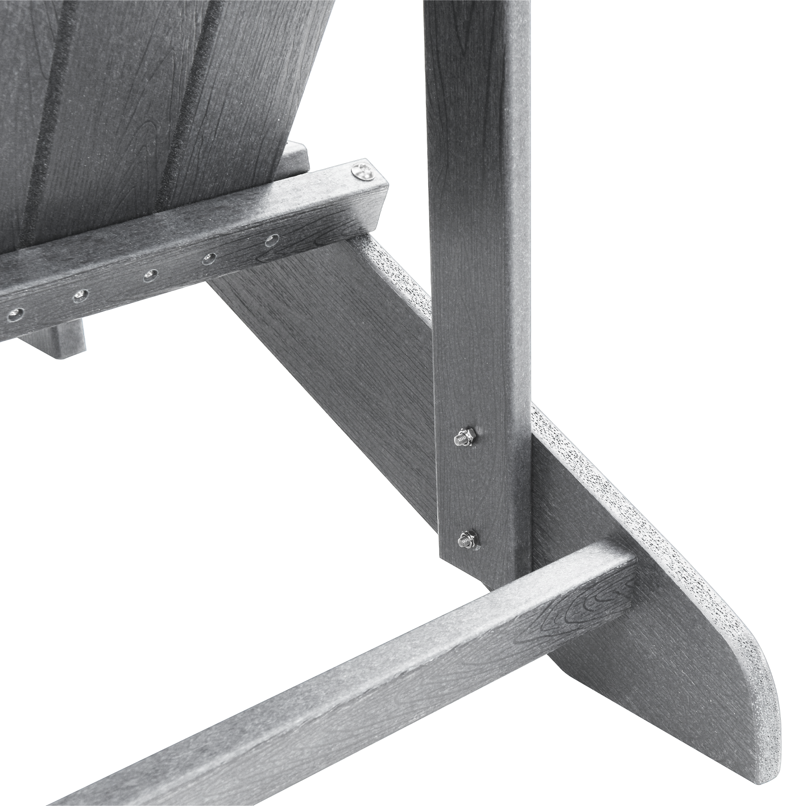 Adirondack Chair Light Grey 74x82x91 cm HDPE - Image 8