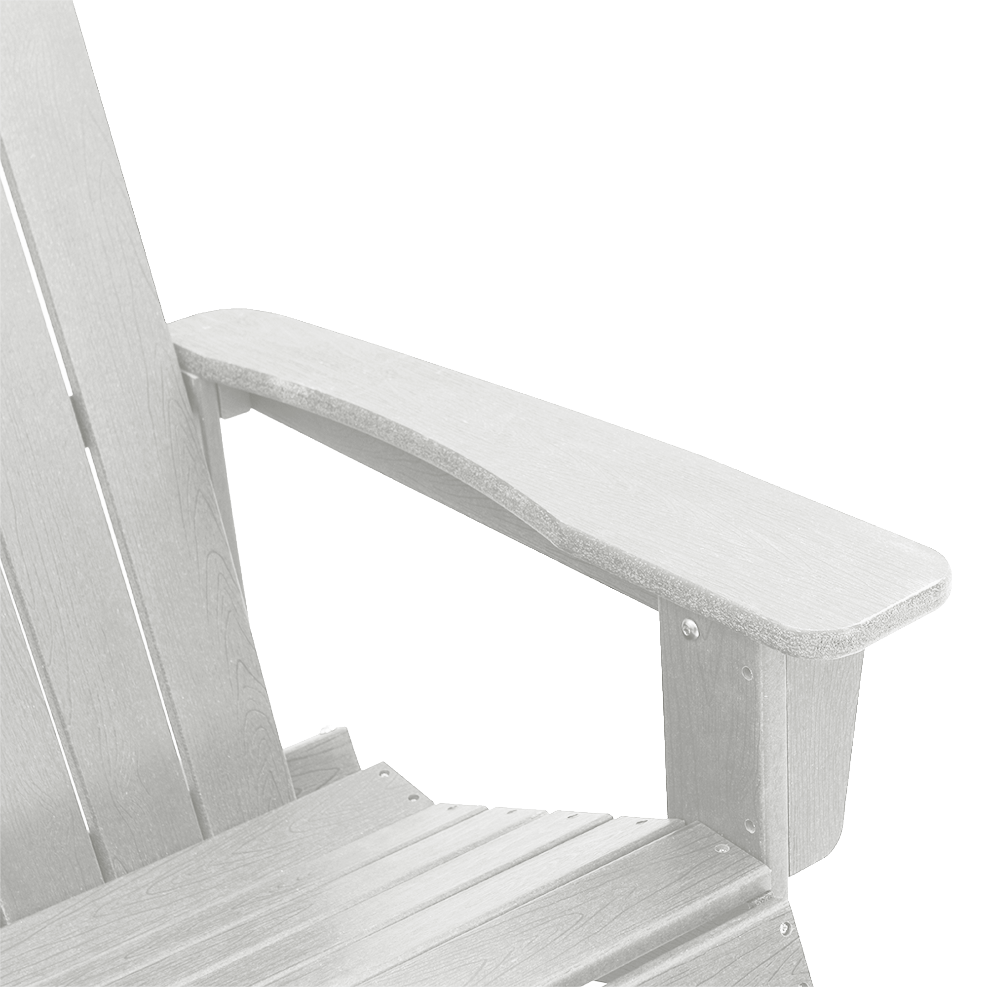 Adirondack Schaukelstuhl Weiß 73.5x92x90 cm HDPE - Gartenmöbel - Your Garden Eden