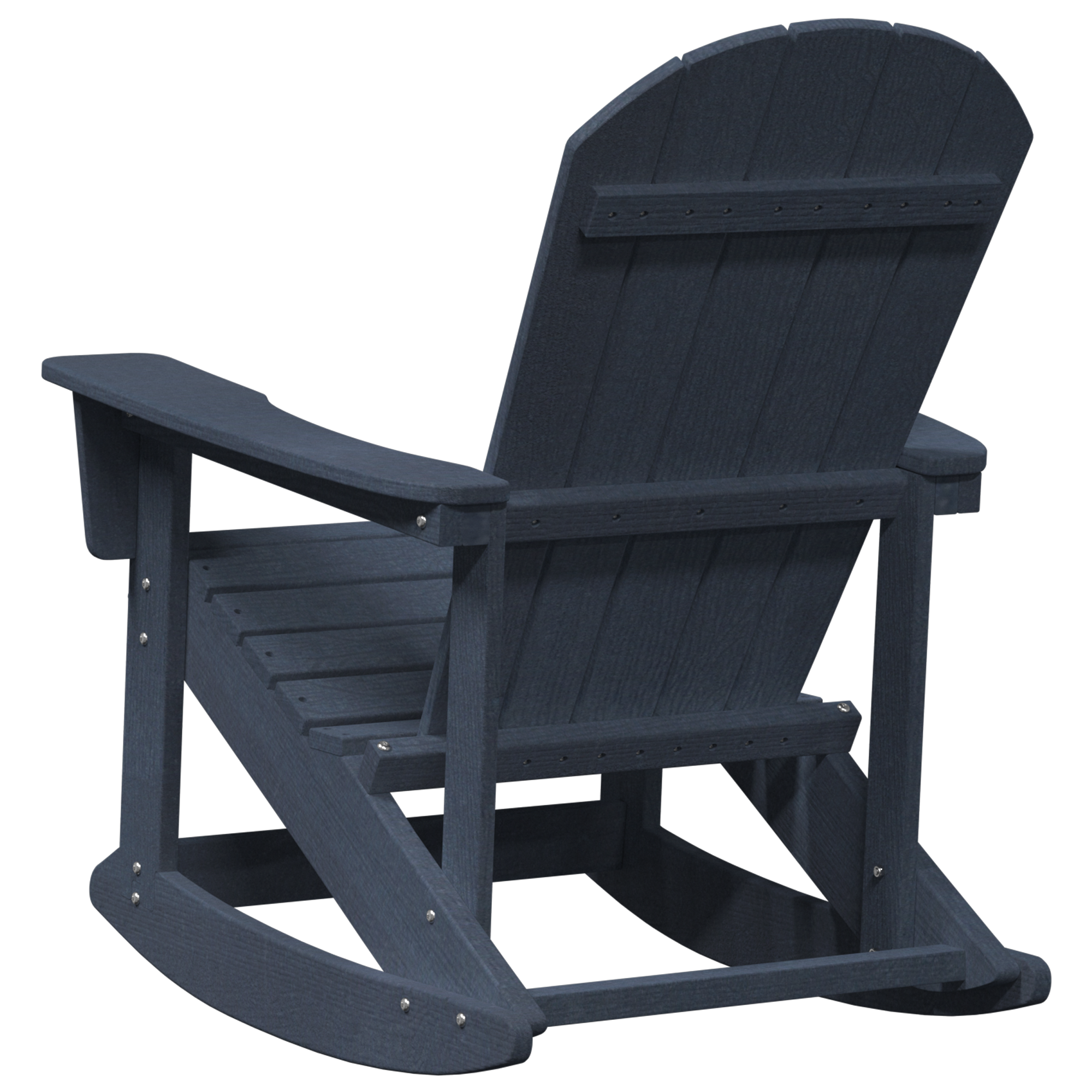 Adirondack Rocking Chair Navy Blue 73.5x92x90 cm HDPE - Image 6