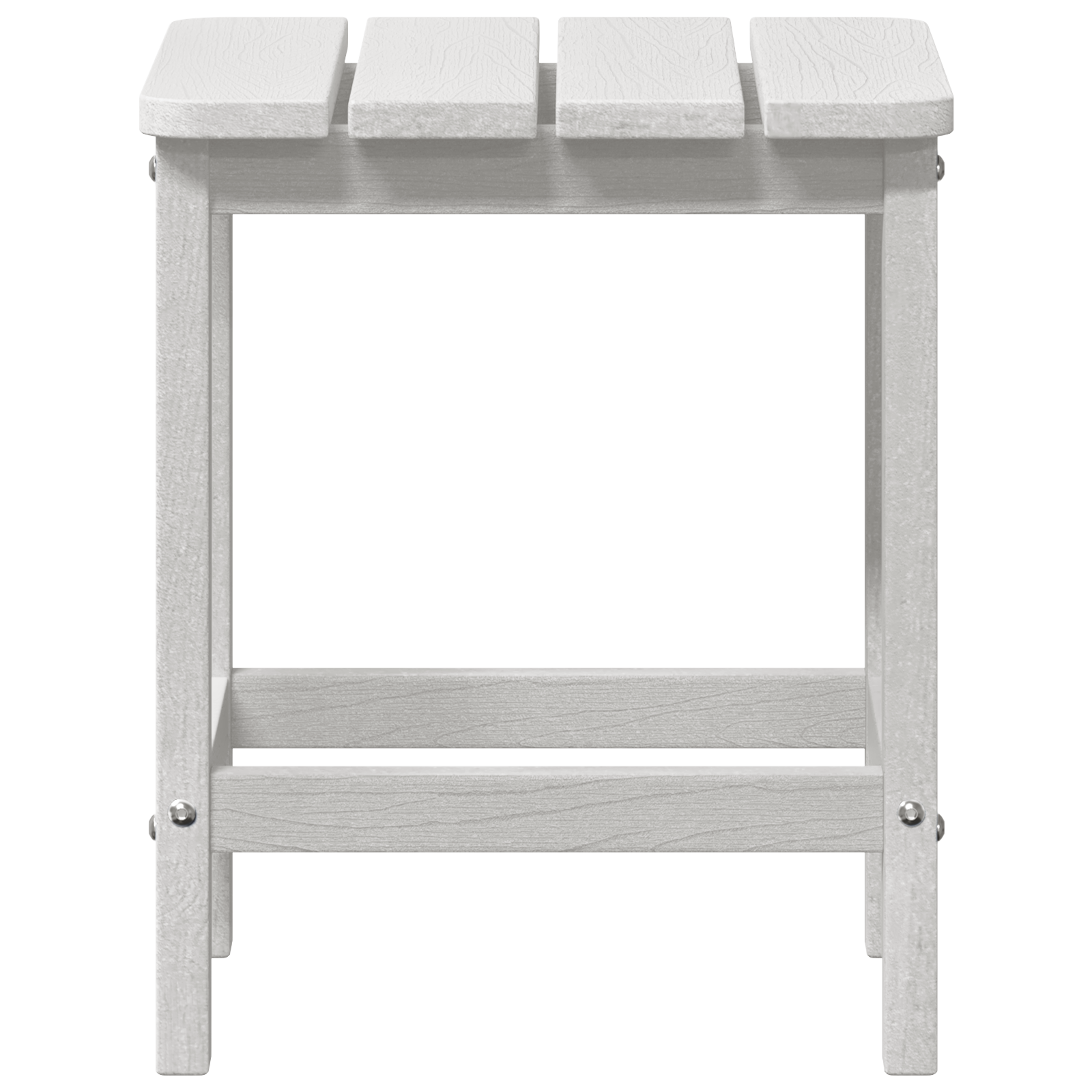 Adirondack Side Table White 38x38x45 cm HDPE - Image 5