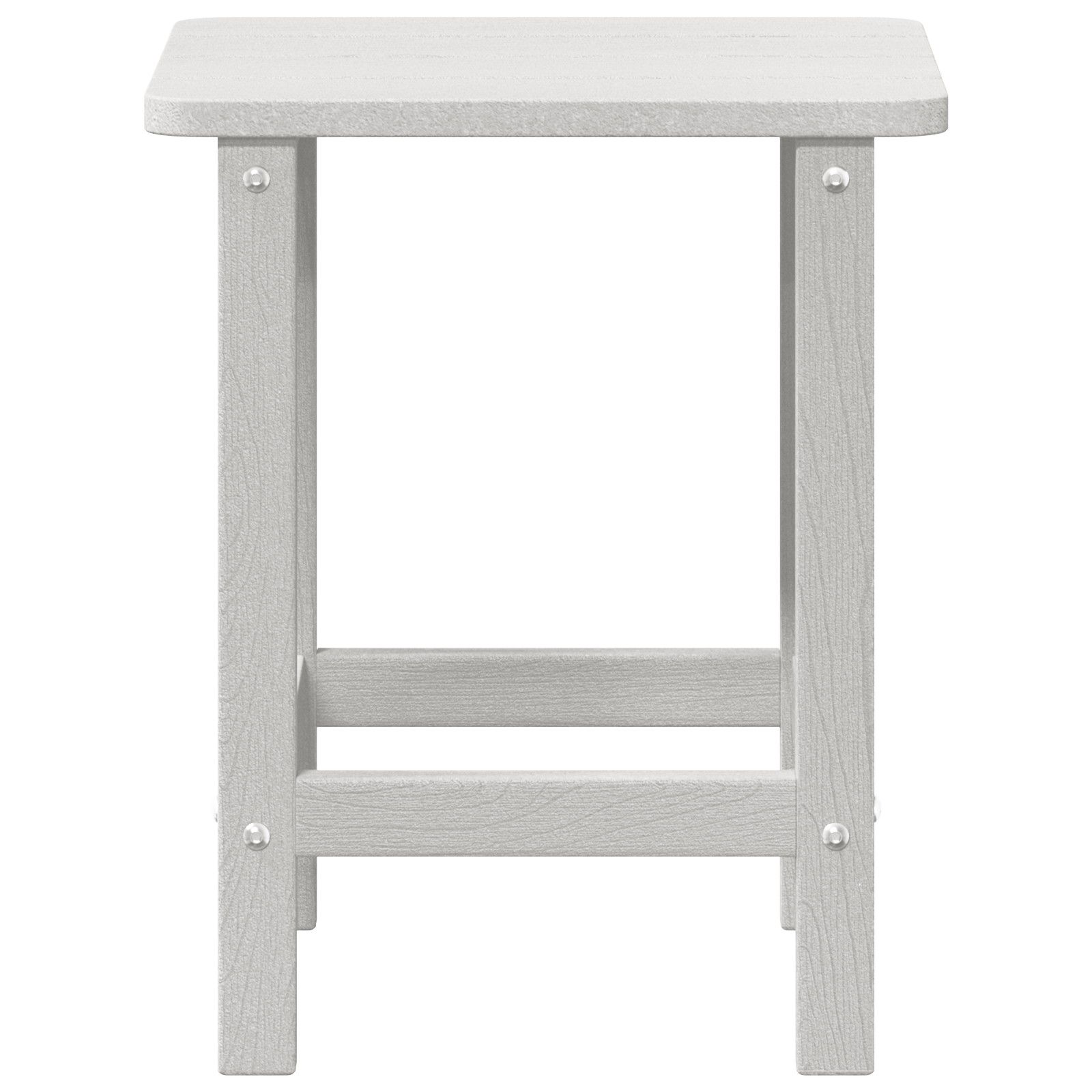 Adirondack Side Table White 38x38x45 cm HDPE - Image 6