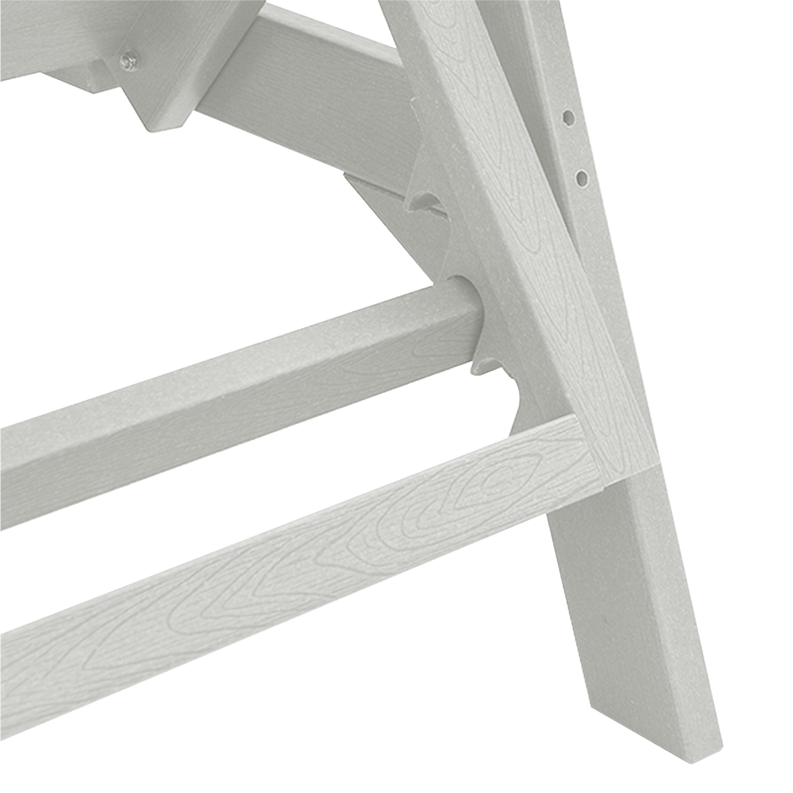 Sun Lounger White 53x162x98.5 cm HDPE - Image 8