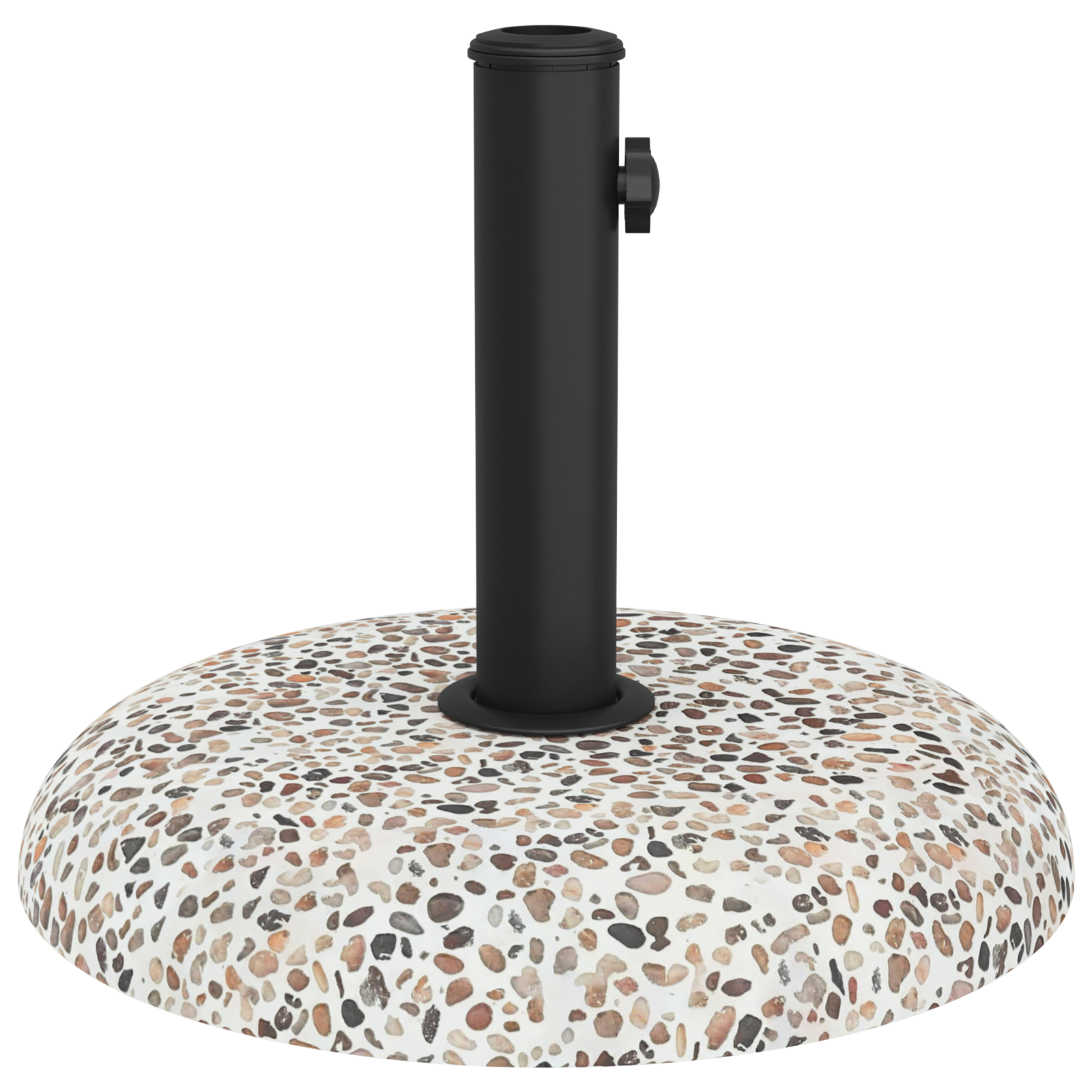 Parasol Base for 37/42/52/58mm Poles Multicolour Concrete 20 kg - Image 6