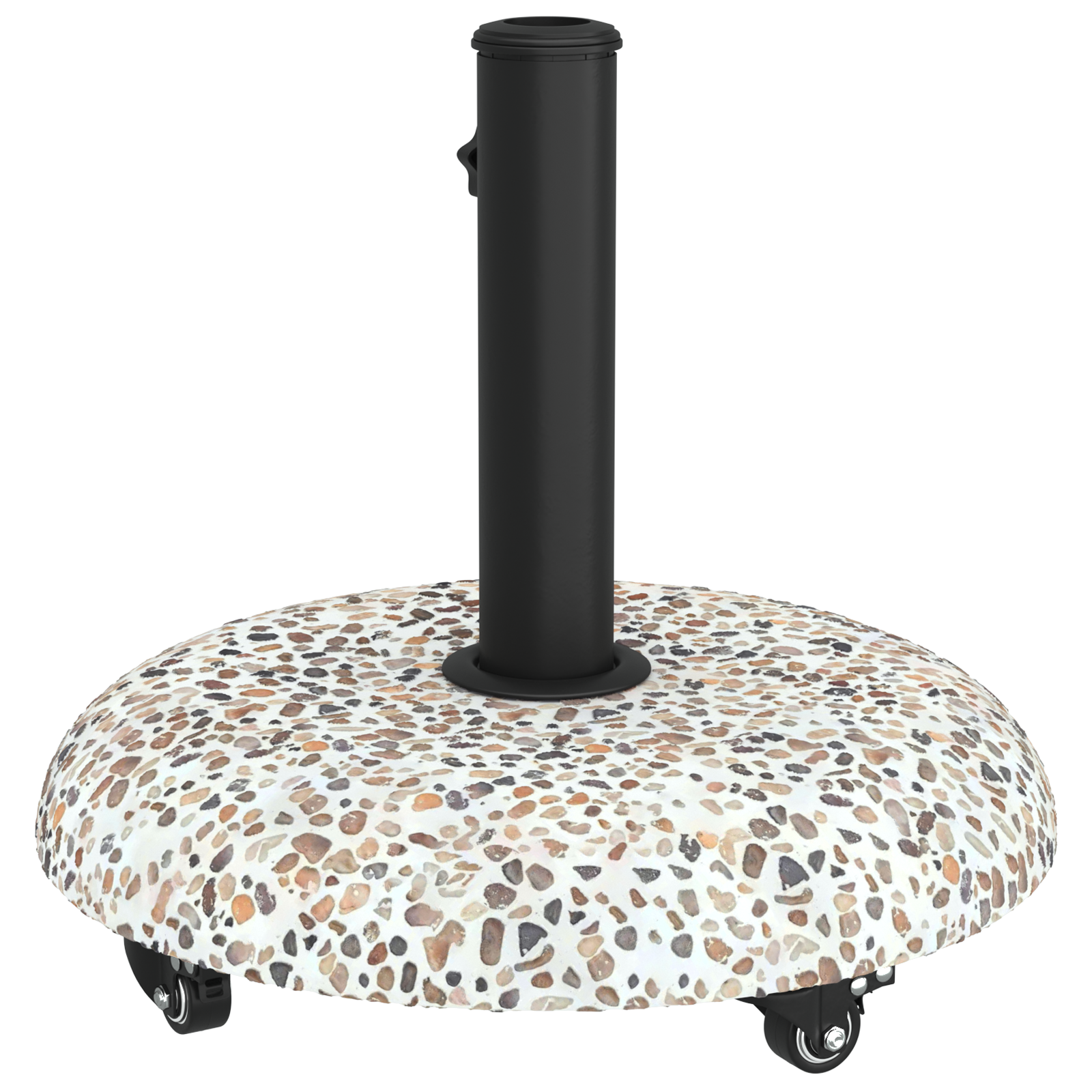 Wheeled Parasol Base for 37/42/52/58mm Poles Multicolour Concrete - Image 7
