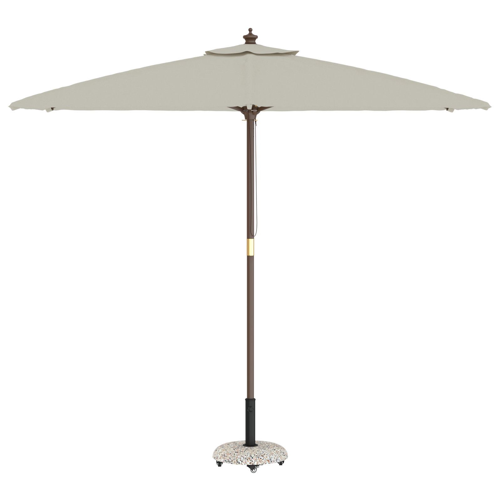 Wheeled Parasol Base for 37/42/52/58mm Poles Multicolour Concrete - Image 3