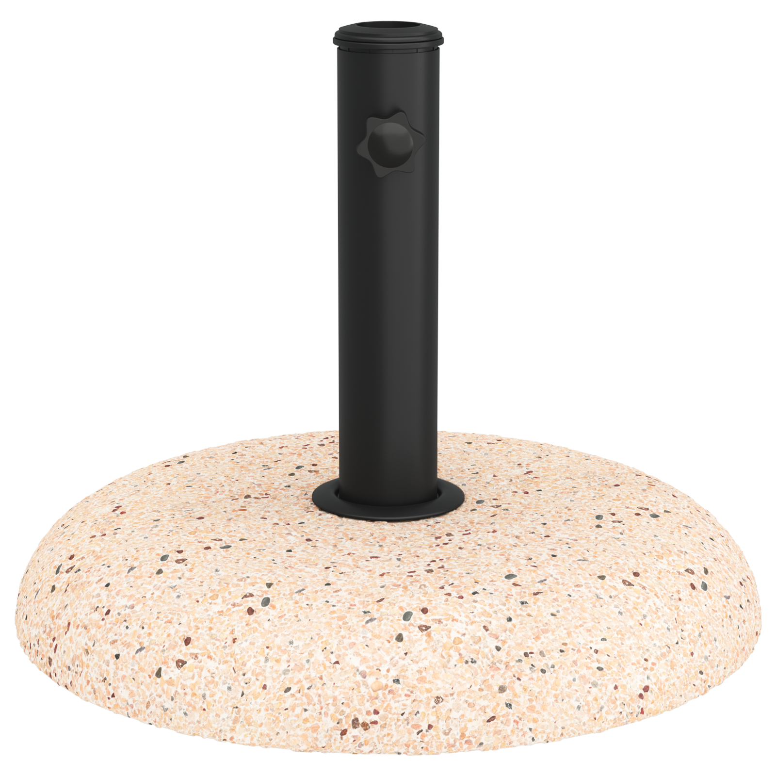 Parasol Base for 37/42/52/58mm Poles Yellow Concrete 20 kg - Image 5