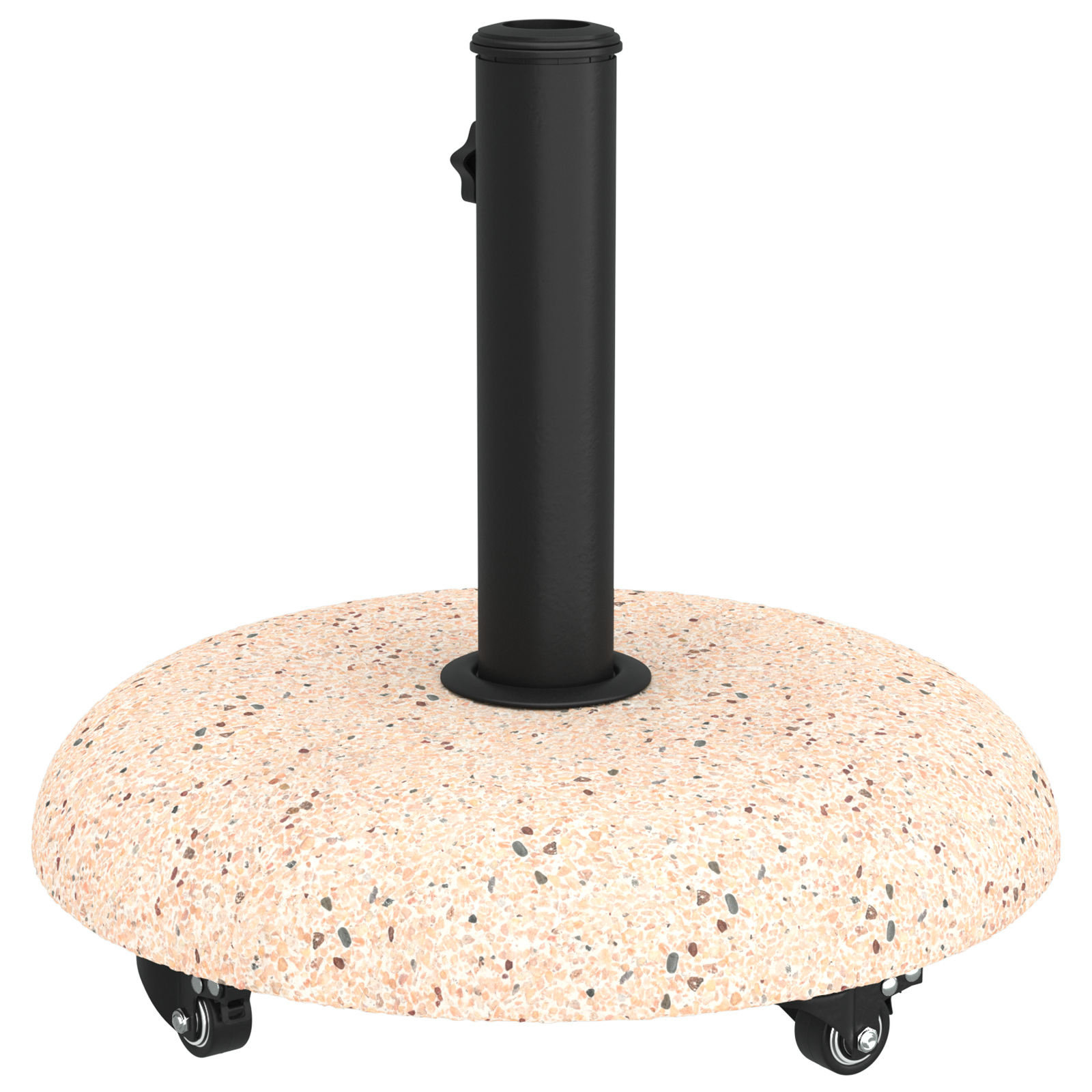 Wheeled Parasol Base for 37/42/52/58mm Poles Yellow Concrete - Image 7