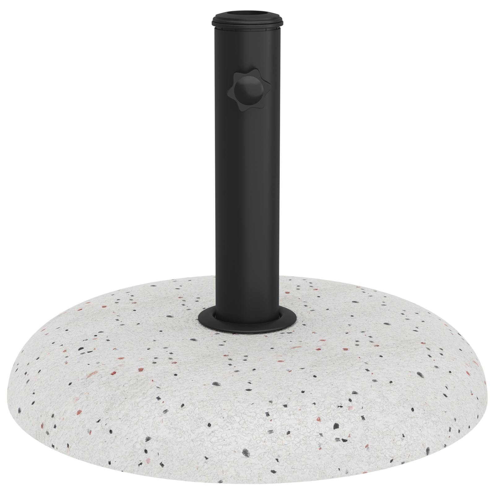 Parasol Base for 37/42/52/58mm Poles White Concrete 20 kg - Image 5