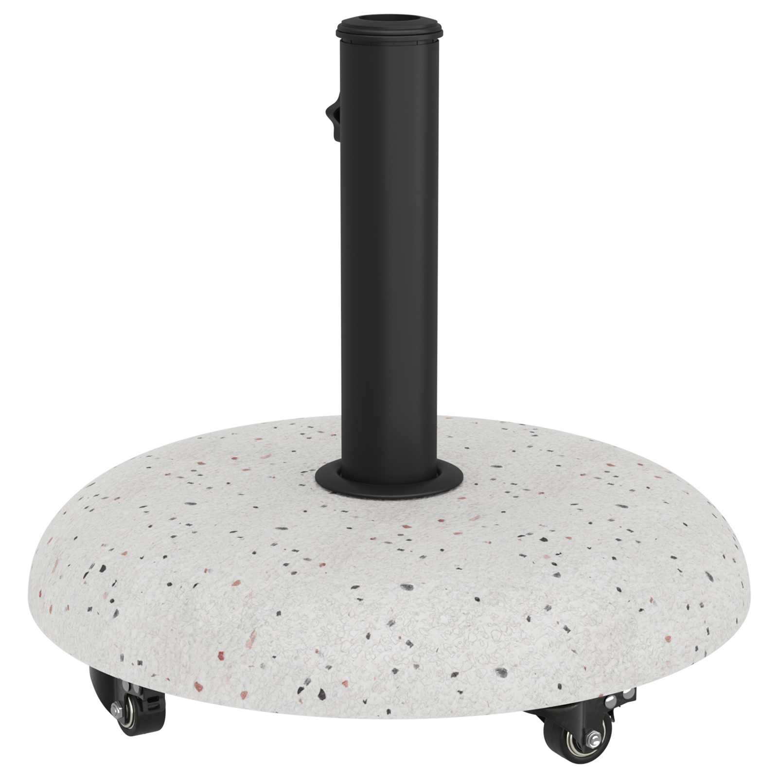 Wheeled Parasol Base for 37/42/52/58mm Poles White Concrete - Image 7