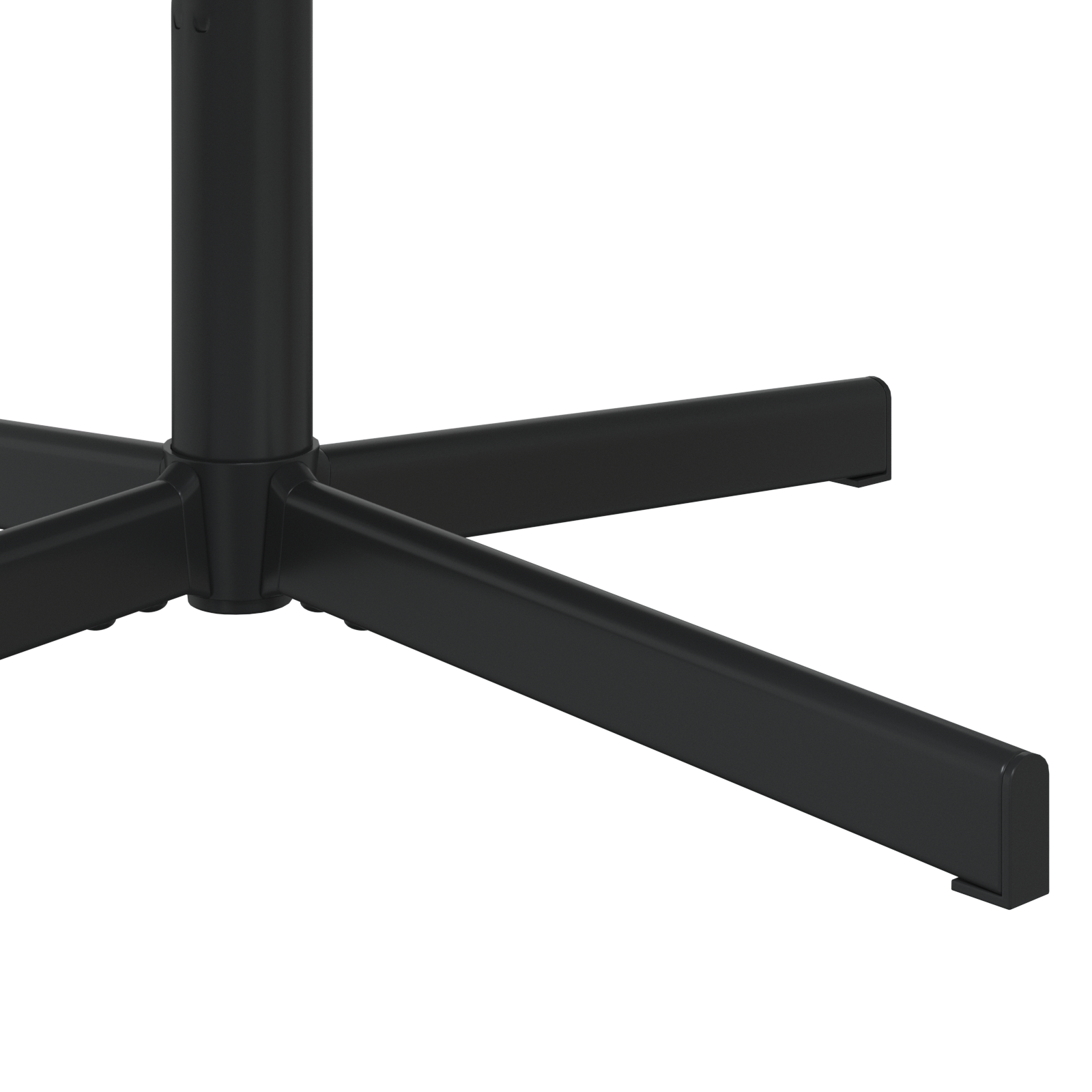 Drehstuhl Schwarz Stoff, Metall Standard Drehbar Drehstuhl – Bild 8