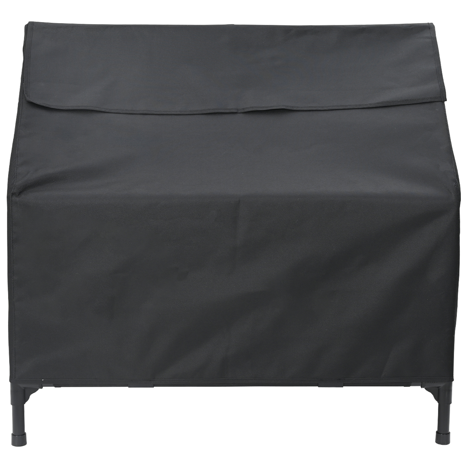 Dog House Black Oxford Fabric and Steel - Image 5