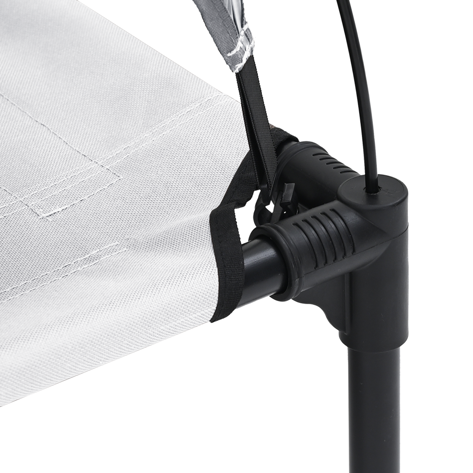 Raised Dog Bed with Removable Roof Silver Grey Steel - Image 6