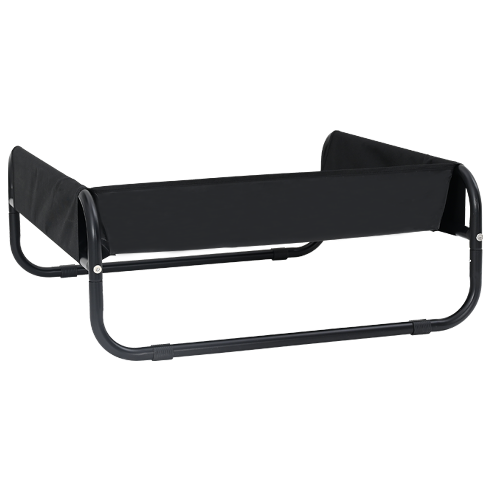 Elevated Dog Bed Black ML Oxford Fabric and Steel - Image 6