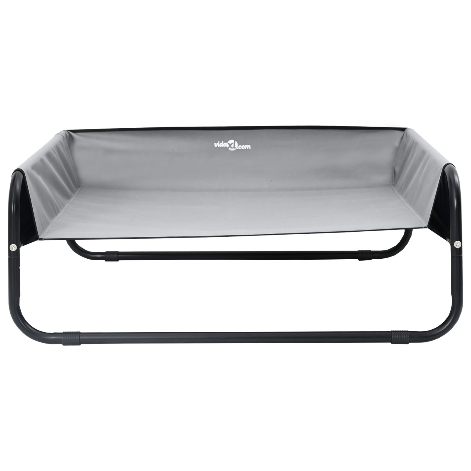 Elevated Dog Bed Light Grey S Oxford Fabric and Steel - Image 4
