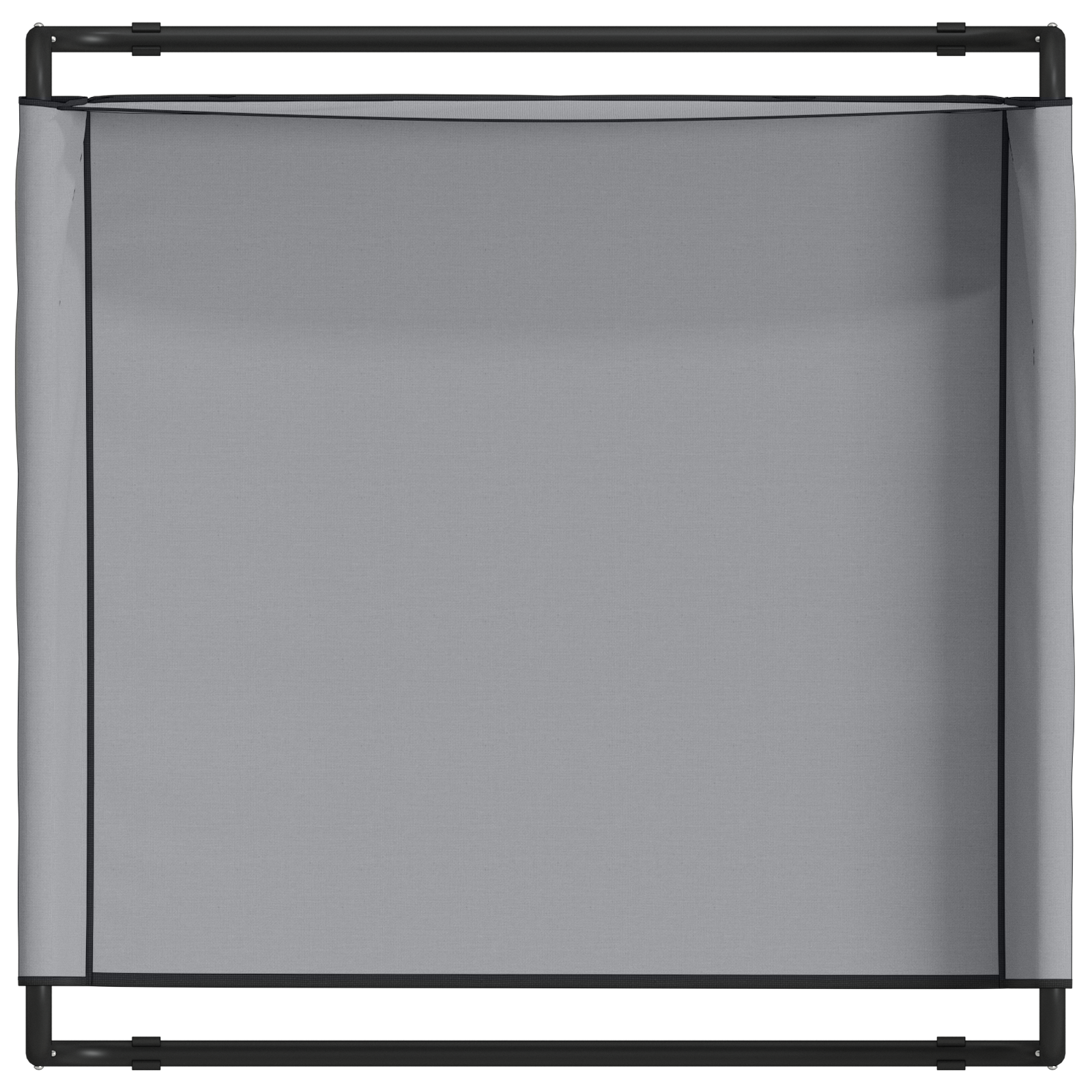 Elevated Dog Bed Light Grey S Oxford Fabric and Steel - Image 7