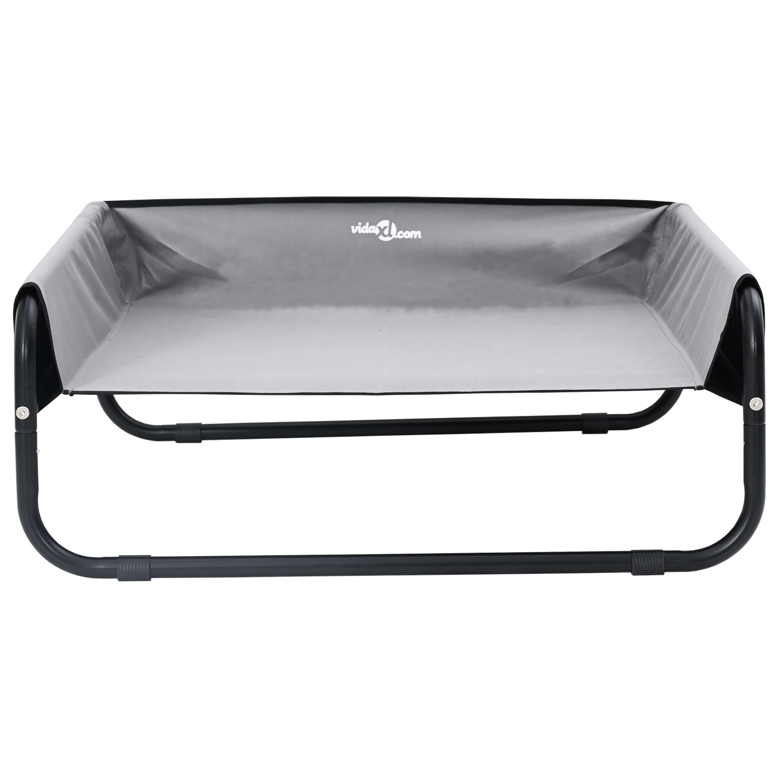 Elevated Dog Bed Light Grey M Oxford Fabric and Steel - Image 4