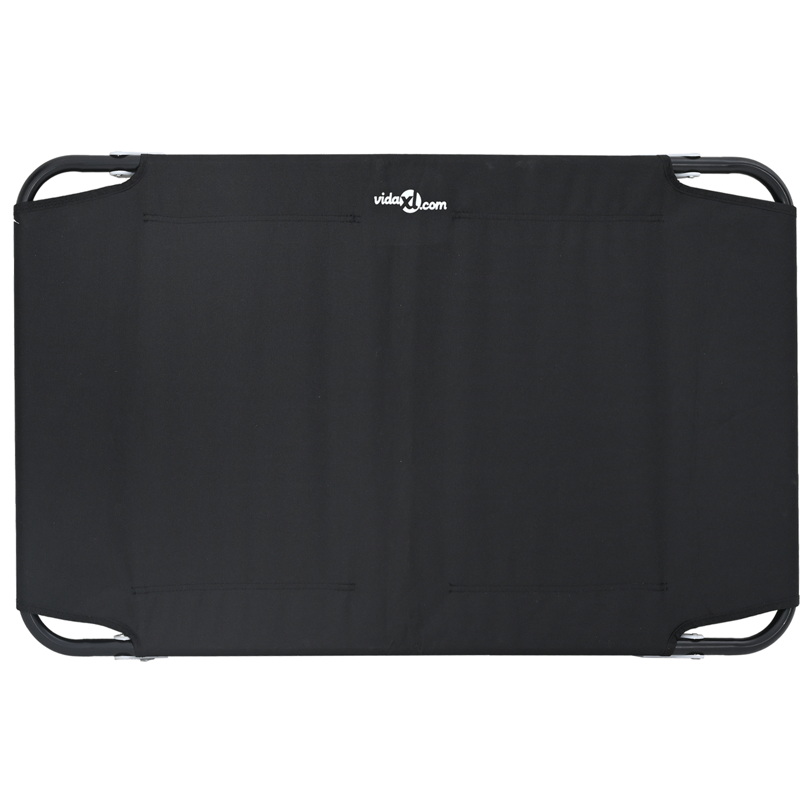 Foldable Dog Bed Black ML Oxford Fabric and Steel - Image 6