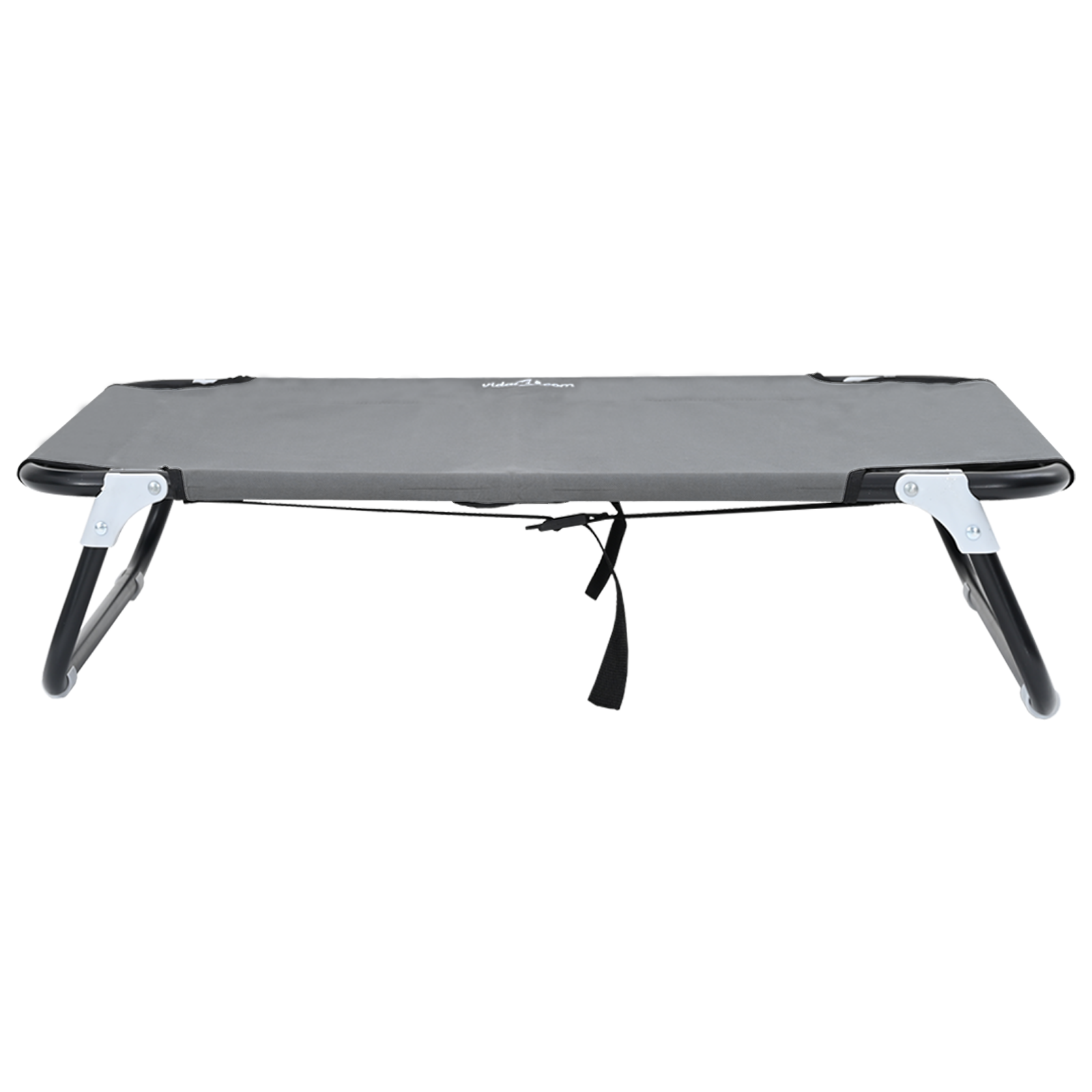 Hond Bed Vouwbaar Lichtgrijs S Oxford Stof en Staal image 4