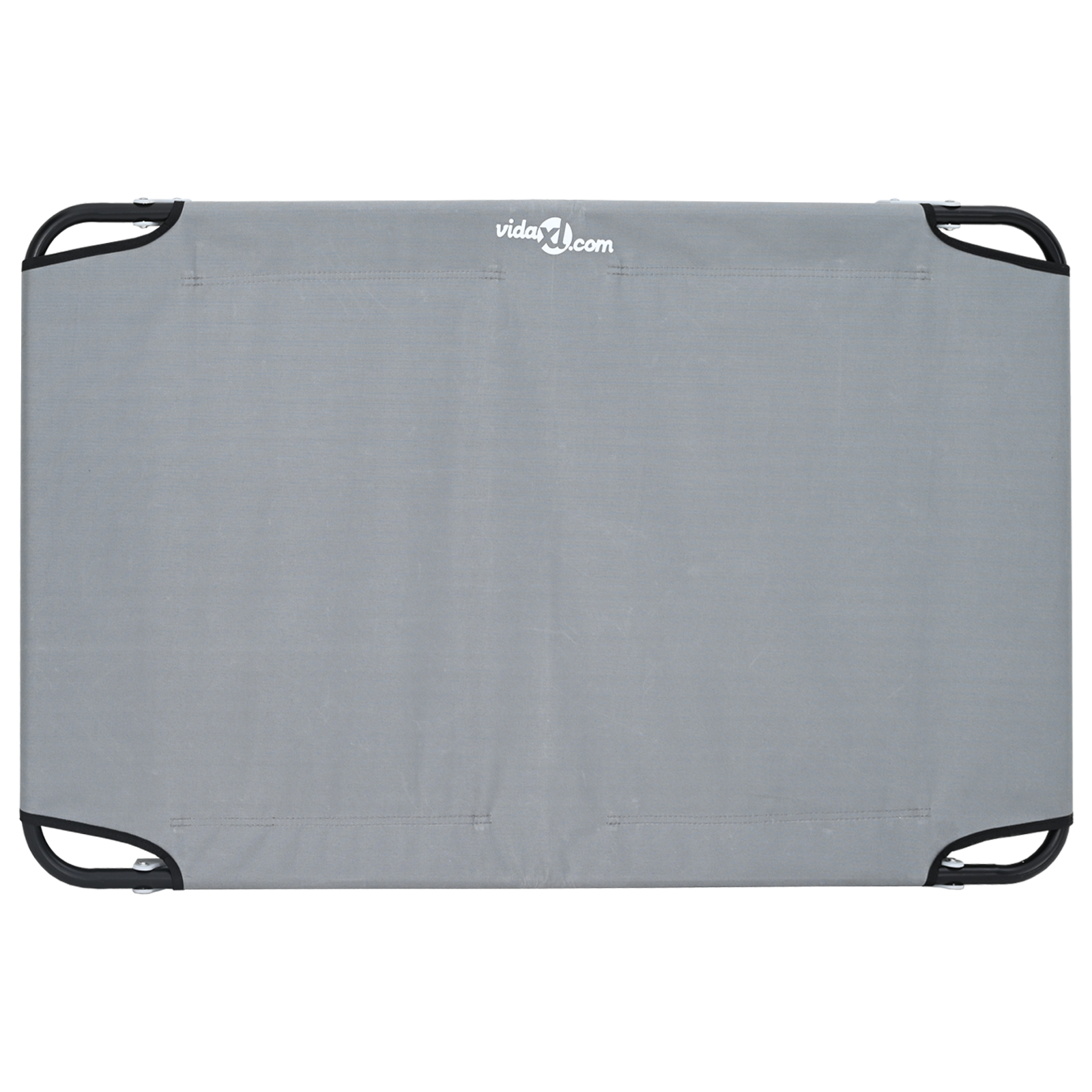 Foldable Dog Bed Light Grey Metal Frame, Fabric Bed - Image 6