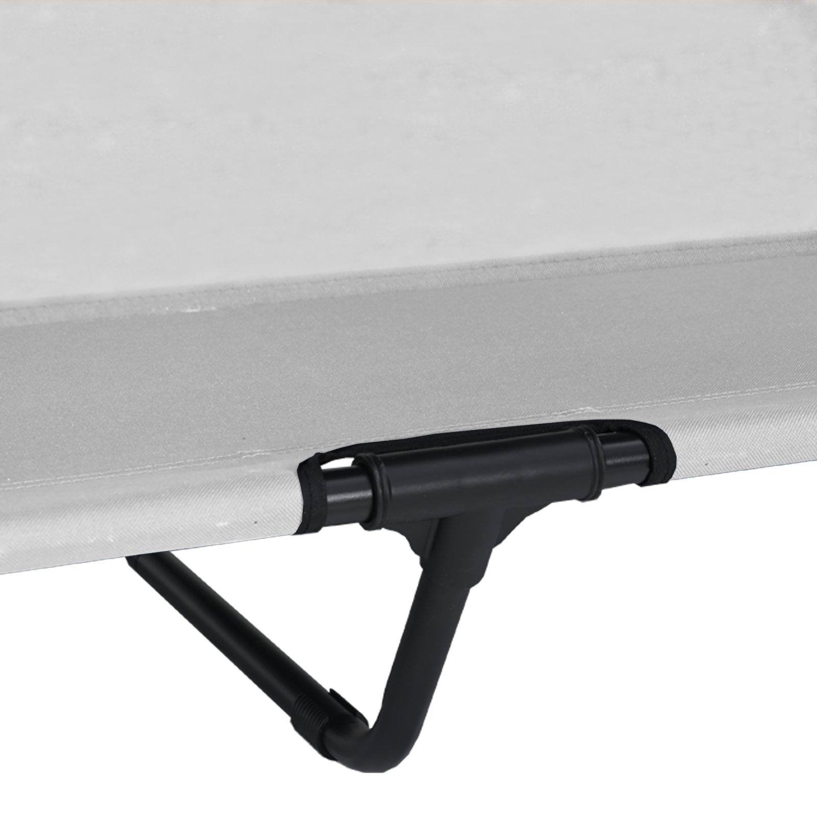 Raised Dog Bed with Removable Roof Silver Grey XL Steel - Image 9