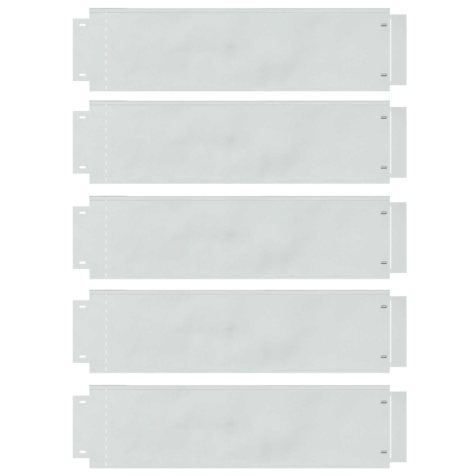 Lawn Edgings 5 pcs 25x100 cm Flexible Galvanised Steel - Image 2