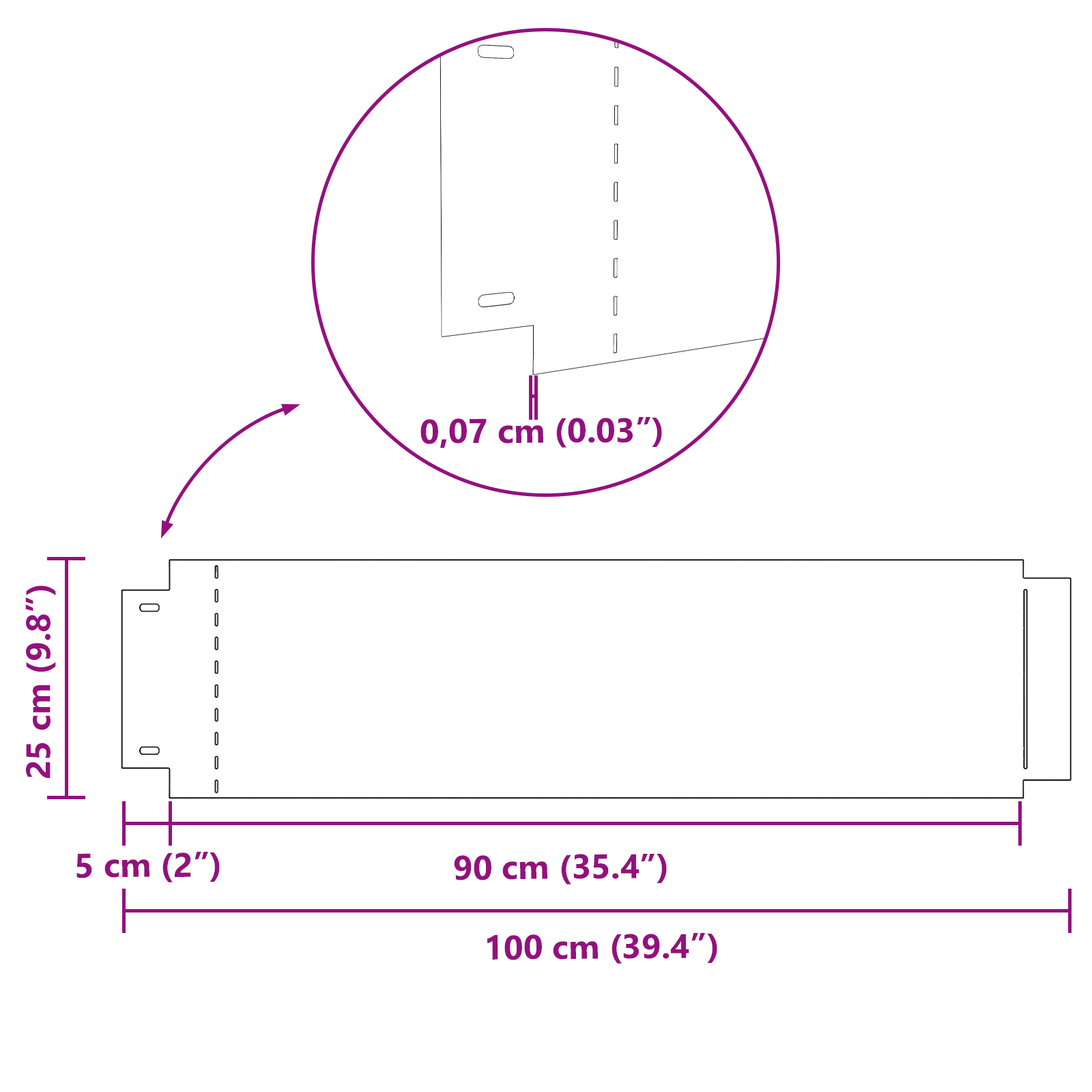 Lawn Edgings 5 pcs 25x100 cm Flexible Galvanised Steel - Image 10