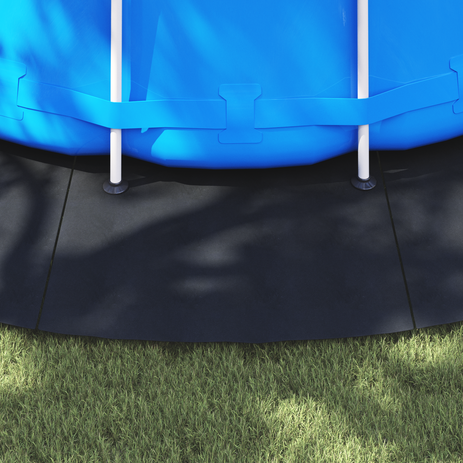 Round Pool Cover Black Plastic Ø 610 cm Pool Cover Round - Image 4