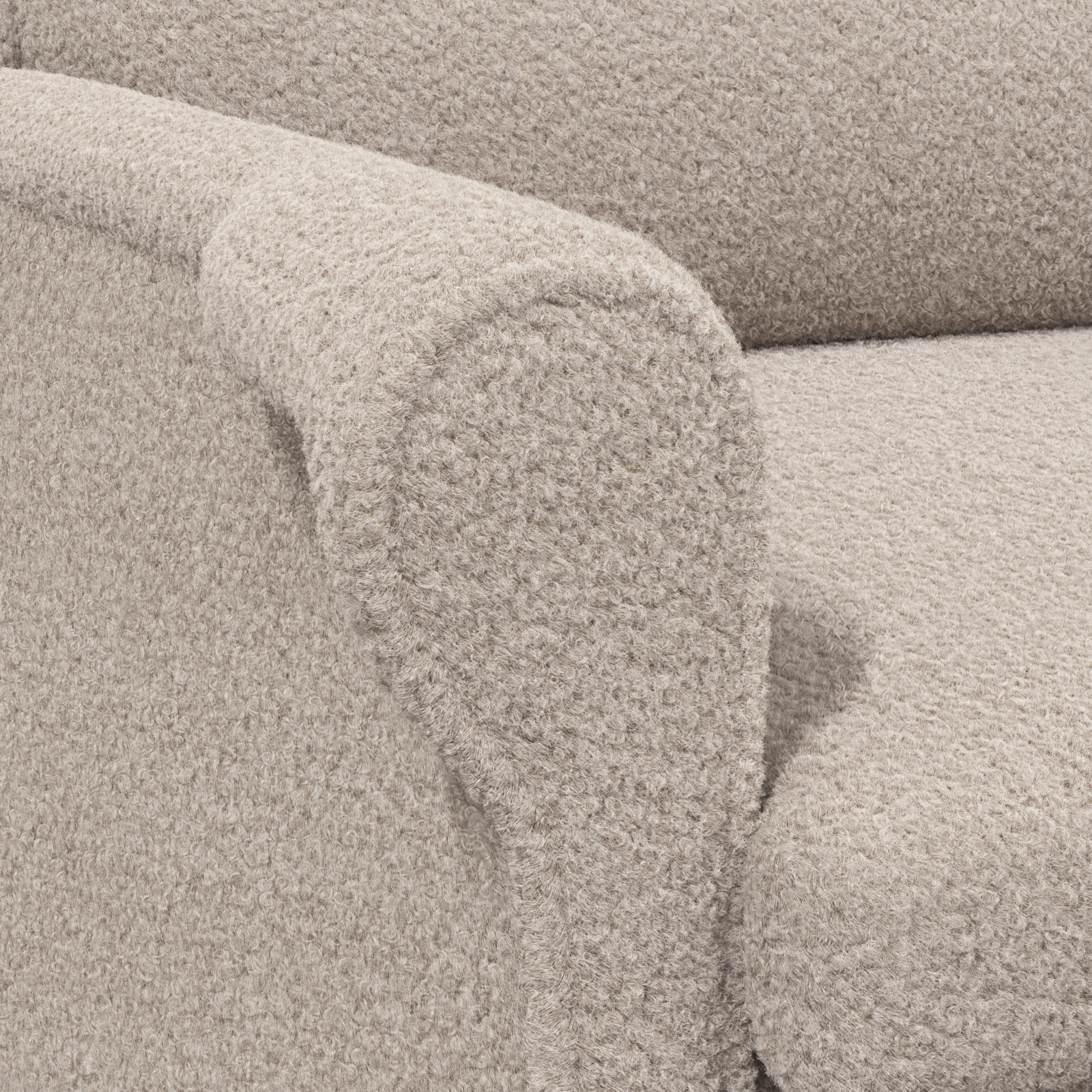 Ergonomic Armchair Light grey Polyester, Wood Standard Ergonomic - Image 8