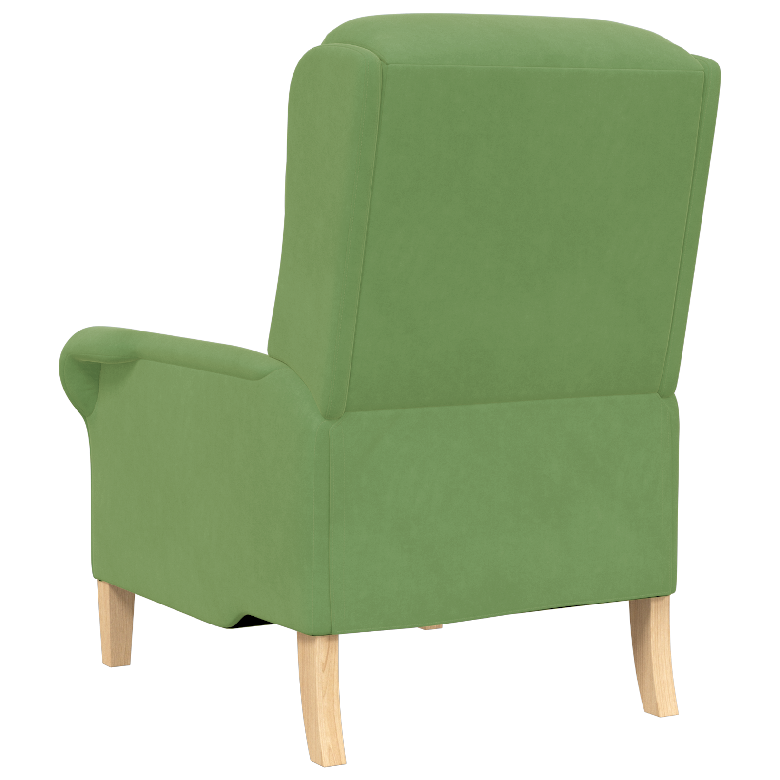 Light Green Armchair Light green Fabric, Wood - Image 6