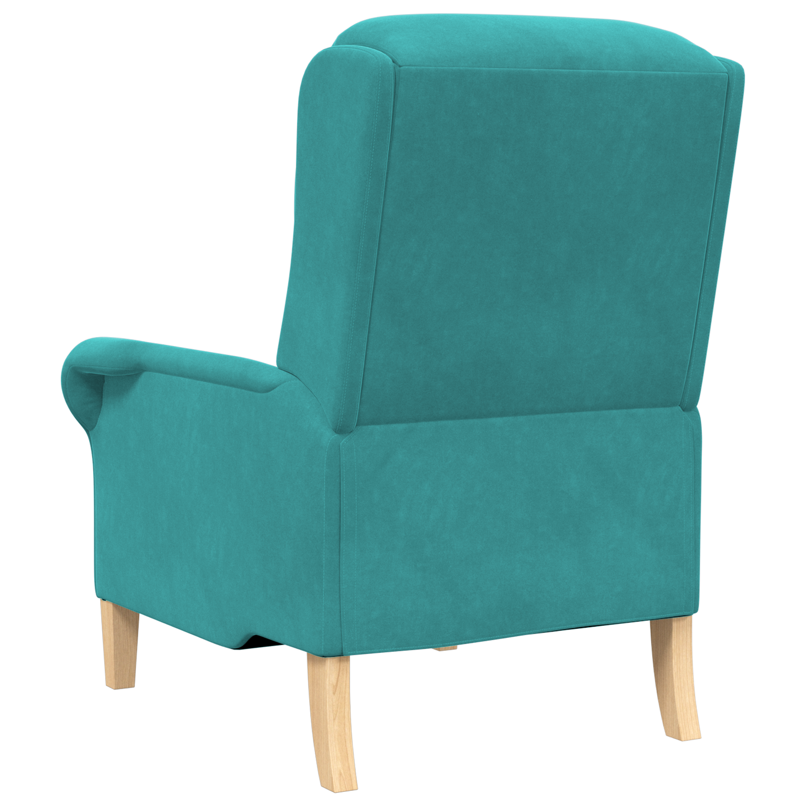 Turquoise Armchair Turquoise Fabric Standard Ergonomic - Image 6