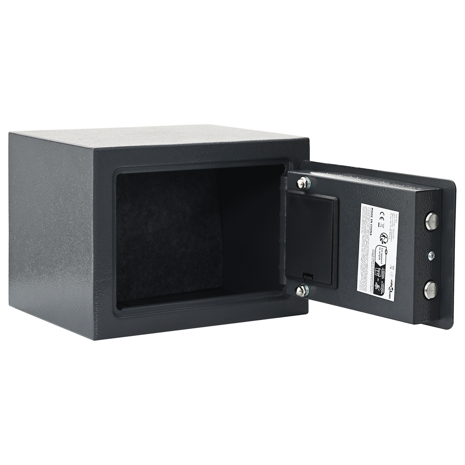 Electronic Digital Safe Dark Grey 23x17x17 cm Steel - Image 2