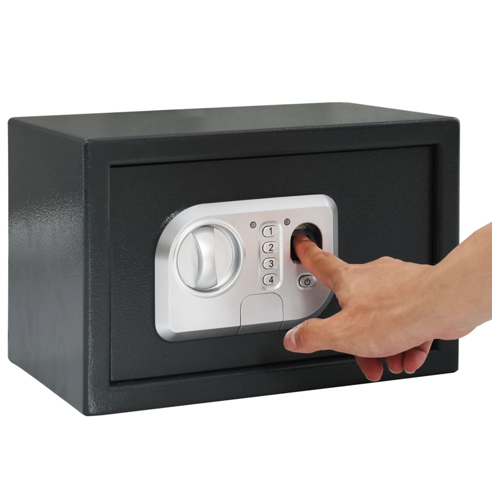 Electronic Digital Safe with Fingerprint Lock 20x31x20 cm Steel - Image 11