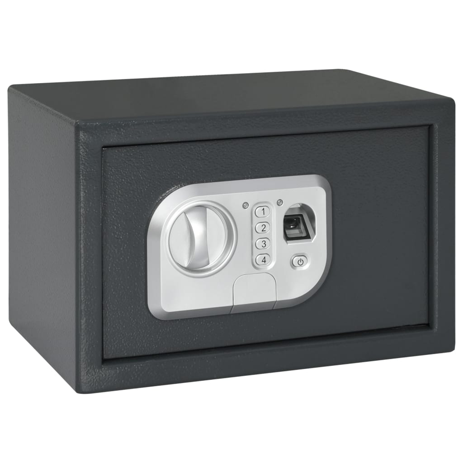 Electronic Digital Safe with Fingerprint Lock 20x31x20 cm Steel