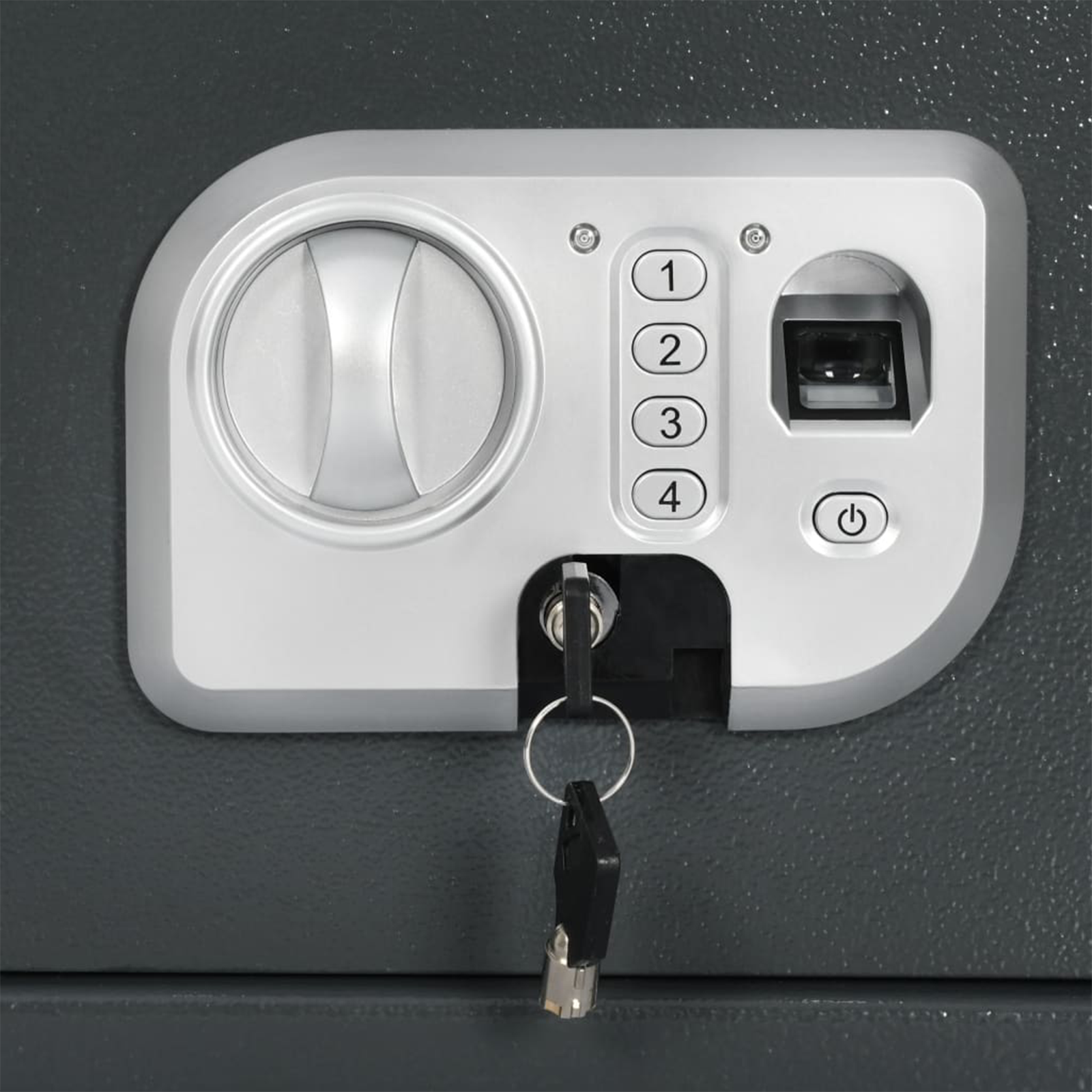 Electronic Digital Safe with Fingerprint Lock 25x35x25 cm Steel - Image 8