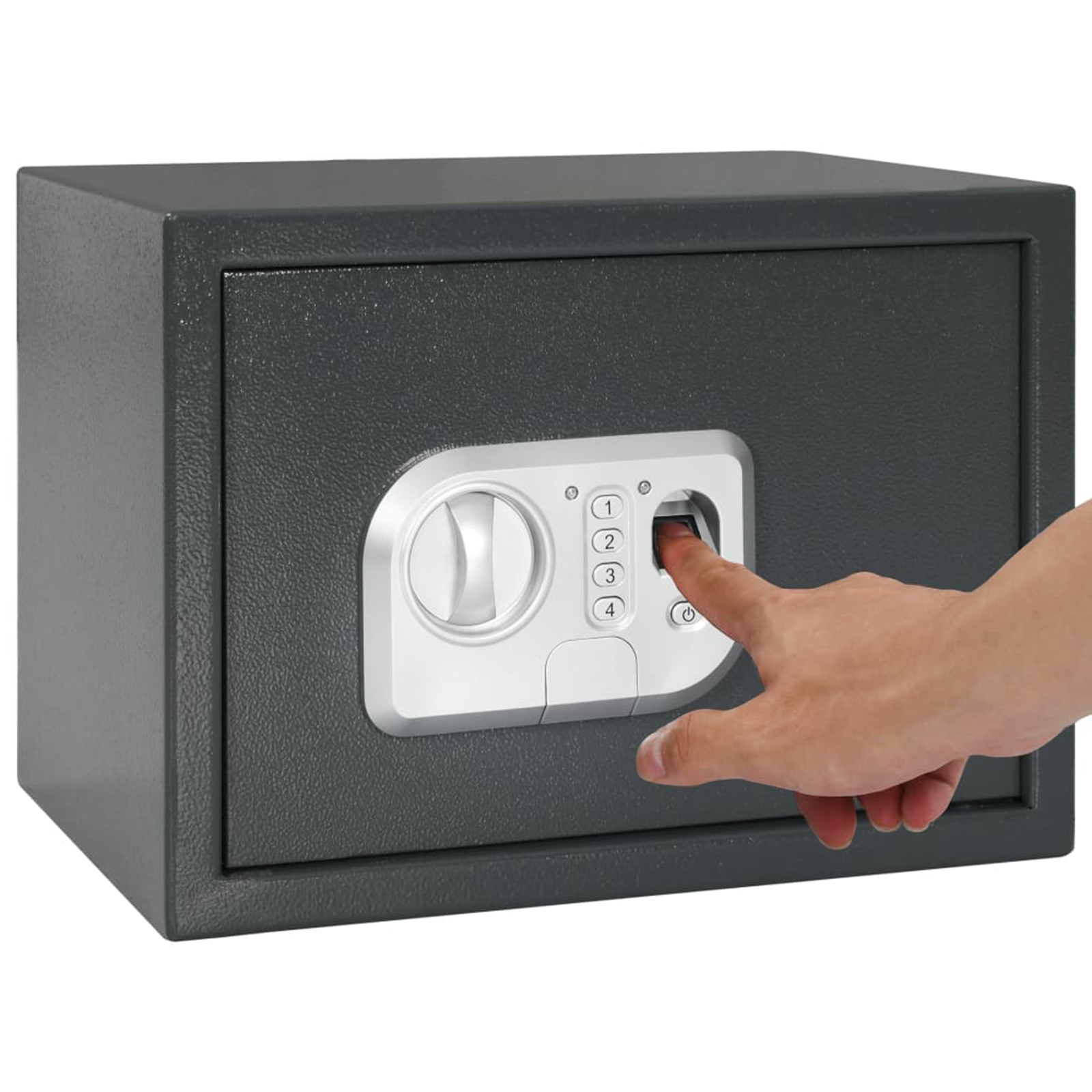 Electronic Digital Safe with Fingerprint Lock 25x35x25 cm Steel - Image 10