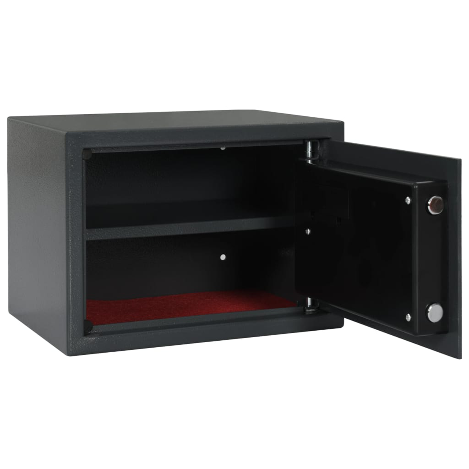 Electronic Digital Safe with Fingerprint Lock 25x35x25 cm Steel - Image 3
