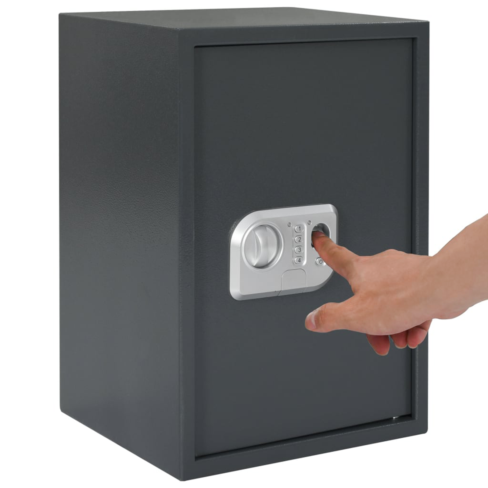 Electronic Digital Safe with Fingerprint Lock 31x35x50 cm Steel - Image 11