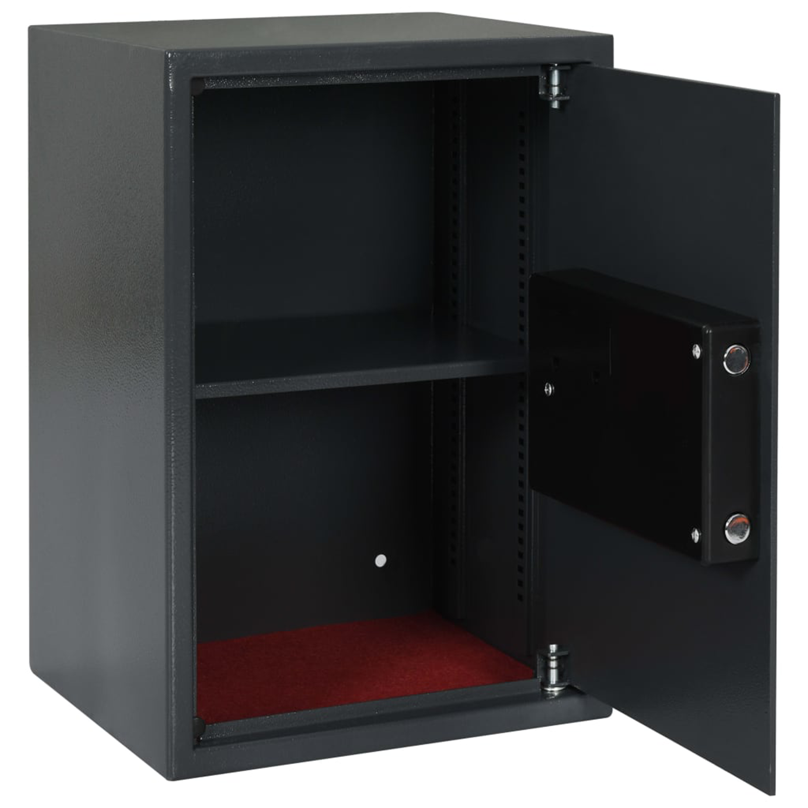 Electronic Digital Safe with Fingerprint Lock 31x35x50 cm Steel - Image 3