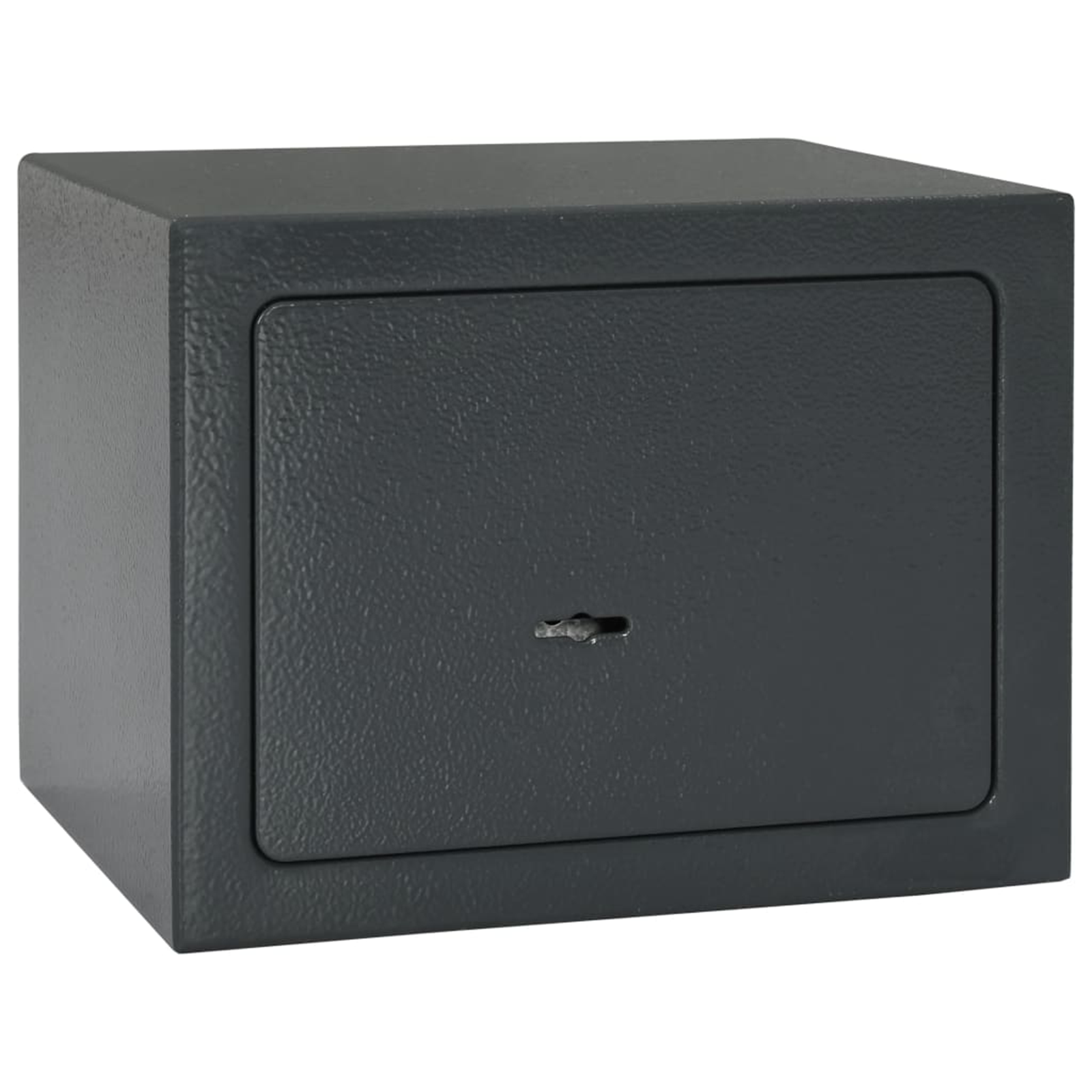 vidaXL Seifs ar atslēgas slēdzeni tumši pelēks 17x23x17 cm tērauds-image-42011313
