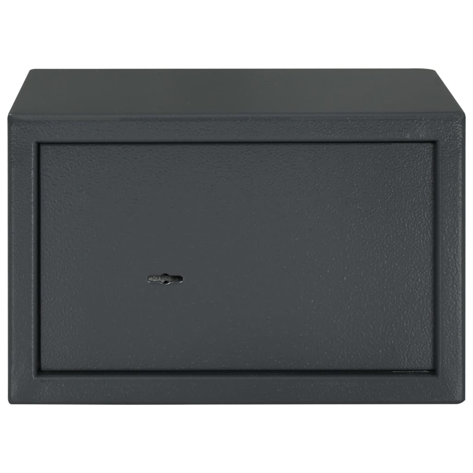 Safe Box with Key Lock Dark Grey 20x31x20 cm Steel - Image 4
