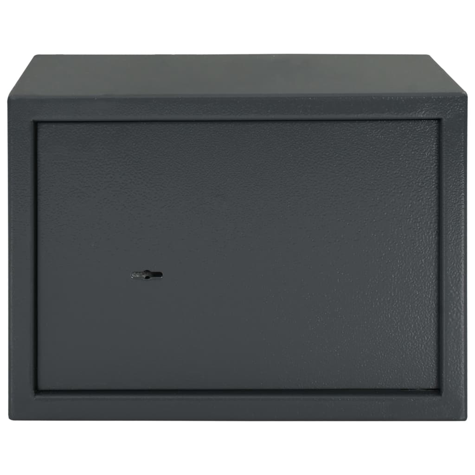 Safe Box with Key Lock Dark Grey 25x35x25 cm Steel - Image 4