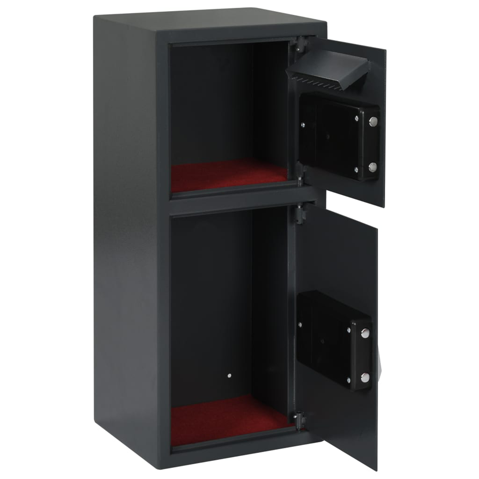 Electronic Digital Safe Dark Grey 35x31x80 cm Steel - Image 2