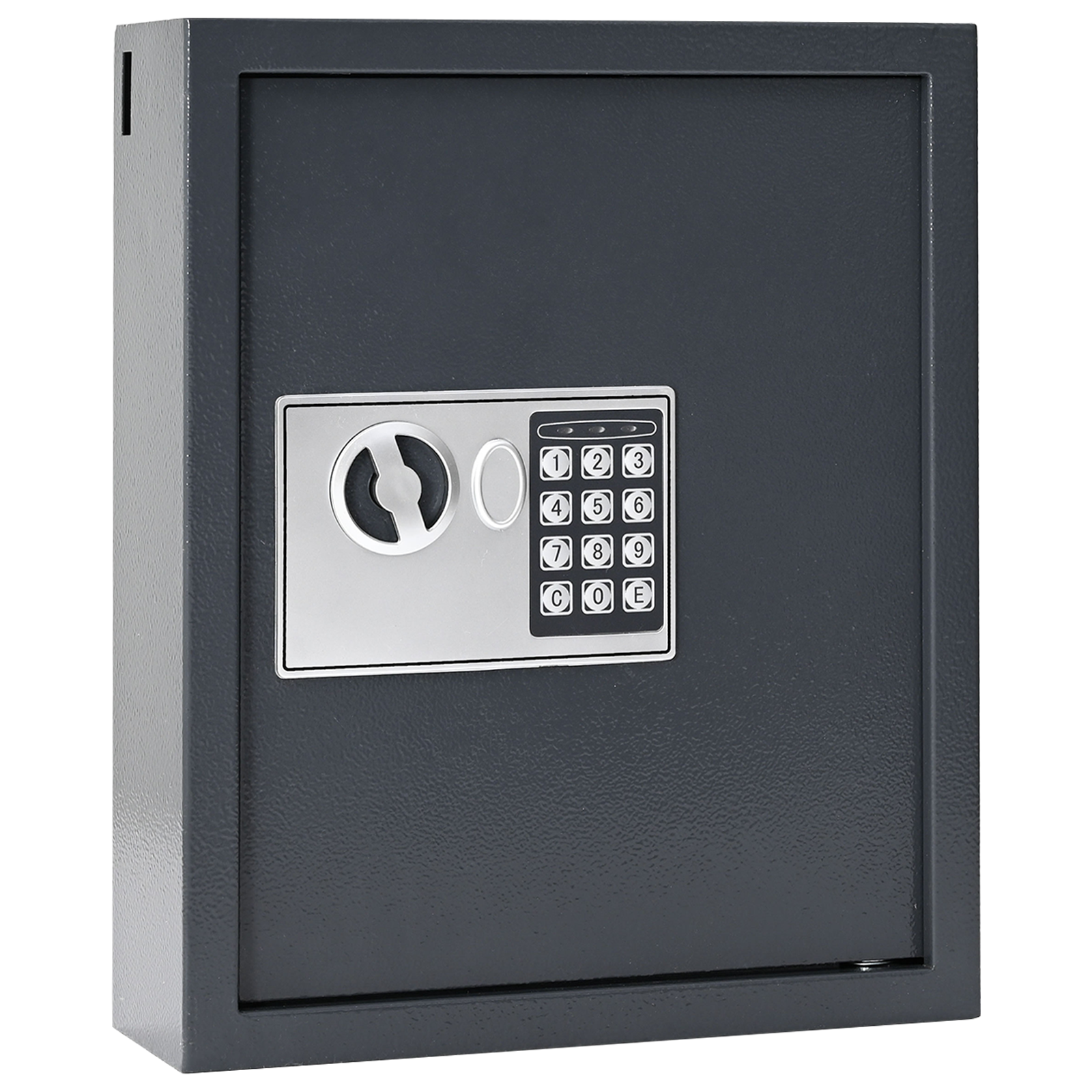 Toetsenbord Kluis Gunmetal Grijs Staal, Chroom Medium Sloten