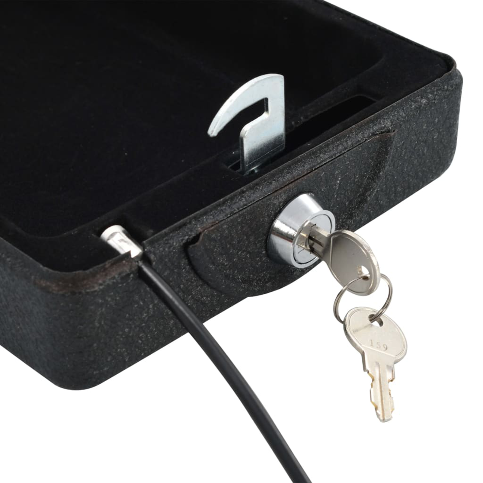 Security Safe Black Metal Small Locks Security Safe - Image 8