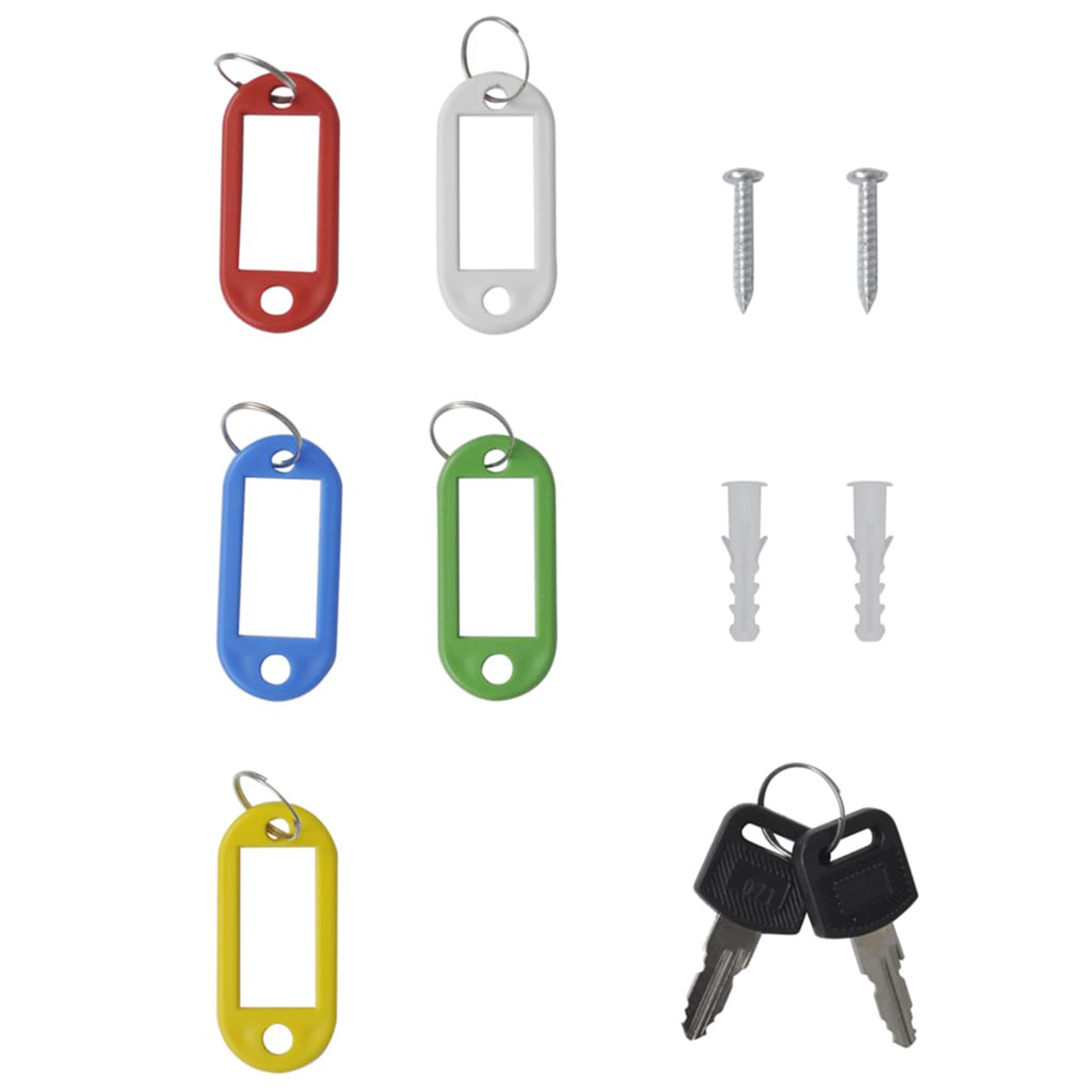 Key Cabinet Cream Steel Medium Locks Key Cabinet Rectangular - Image 5