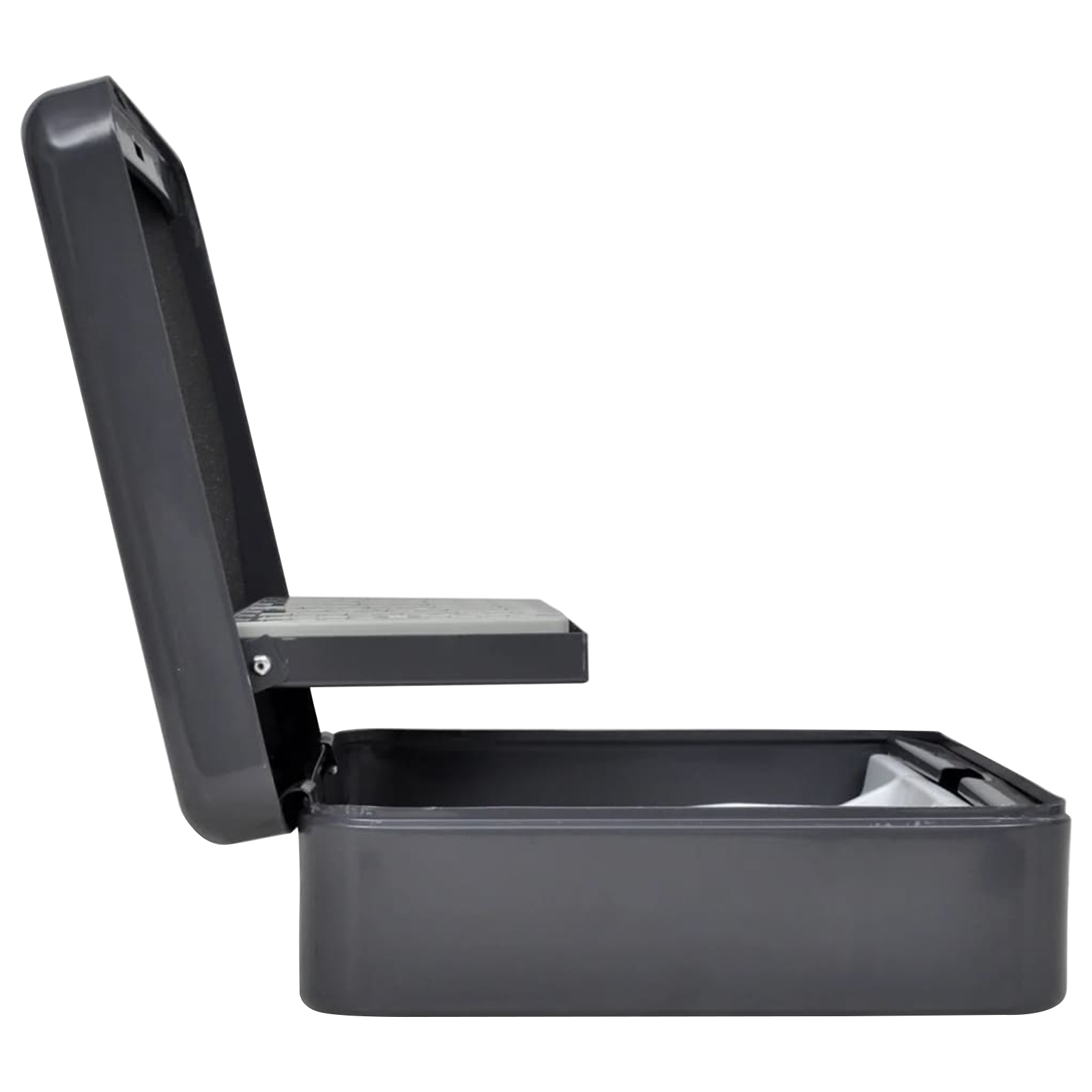 Security Safe Box Dark Grey Steel Medium - Image 3