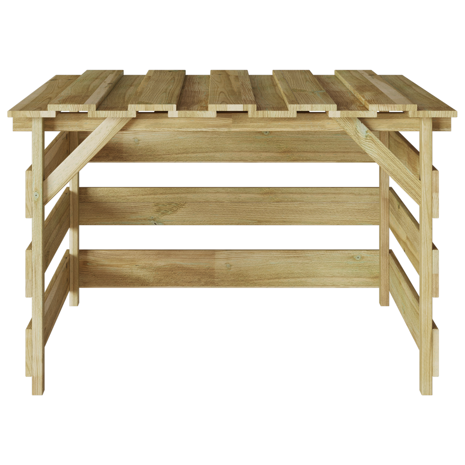 Roboter-Rasenmäher Garage Imprägniertes Holz Kiefer - gartenhelfer-aufbewahrung-gartenschuppen - Your Garden Eden