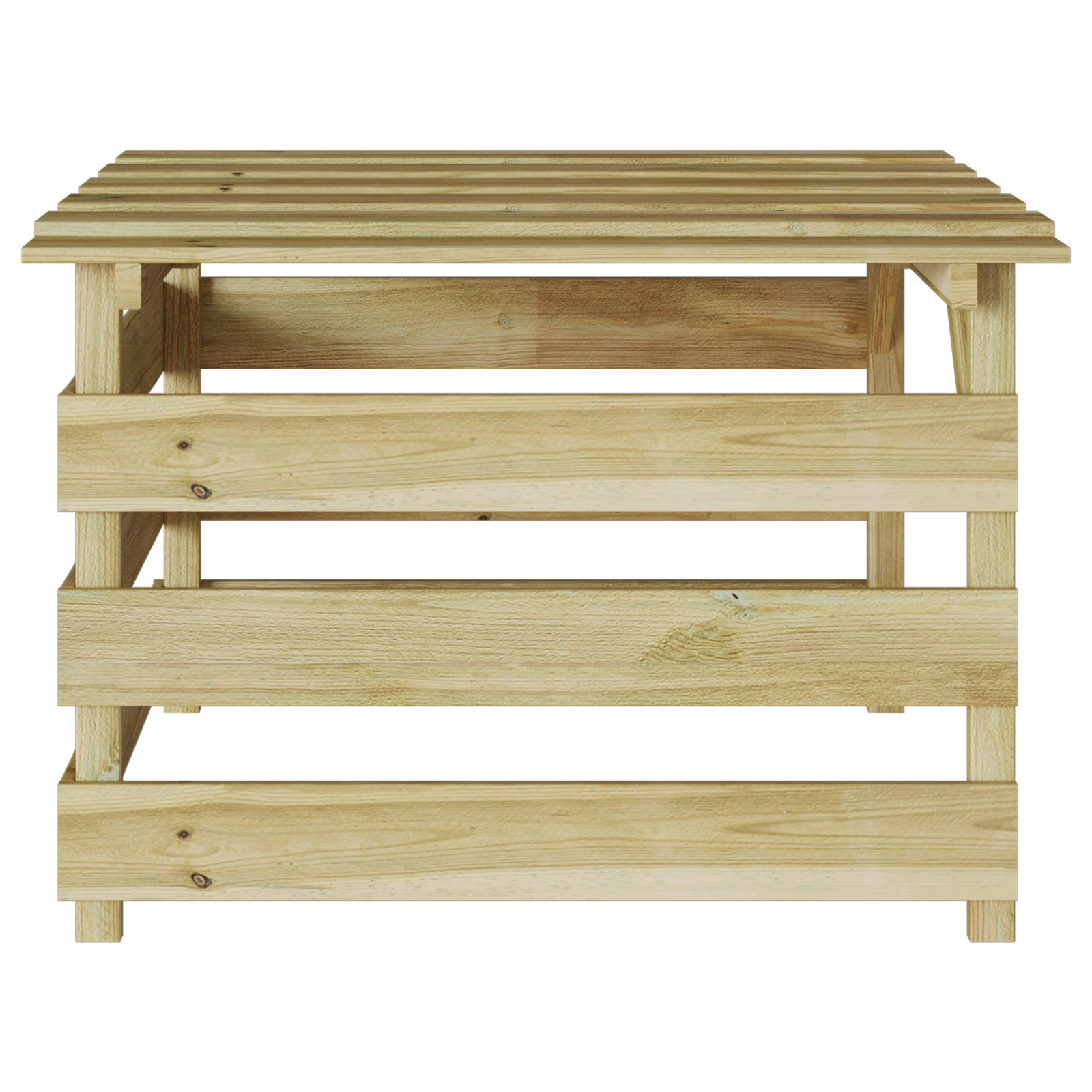 Roboter-Rasenmäher Garage Imprägniertes Holz Kiefer - gartenhelfer-aufbewahrung-gartenschuppen - Your Garden Eden