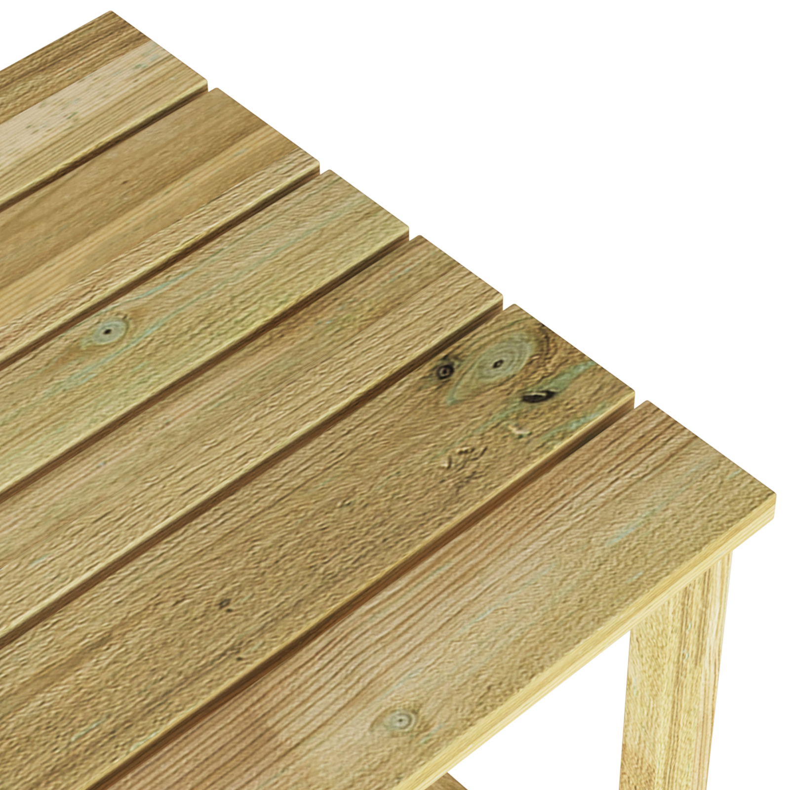 Sunbed Table 40x40x36 cm Impregnated Pinewood - Image 8
